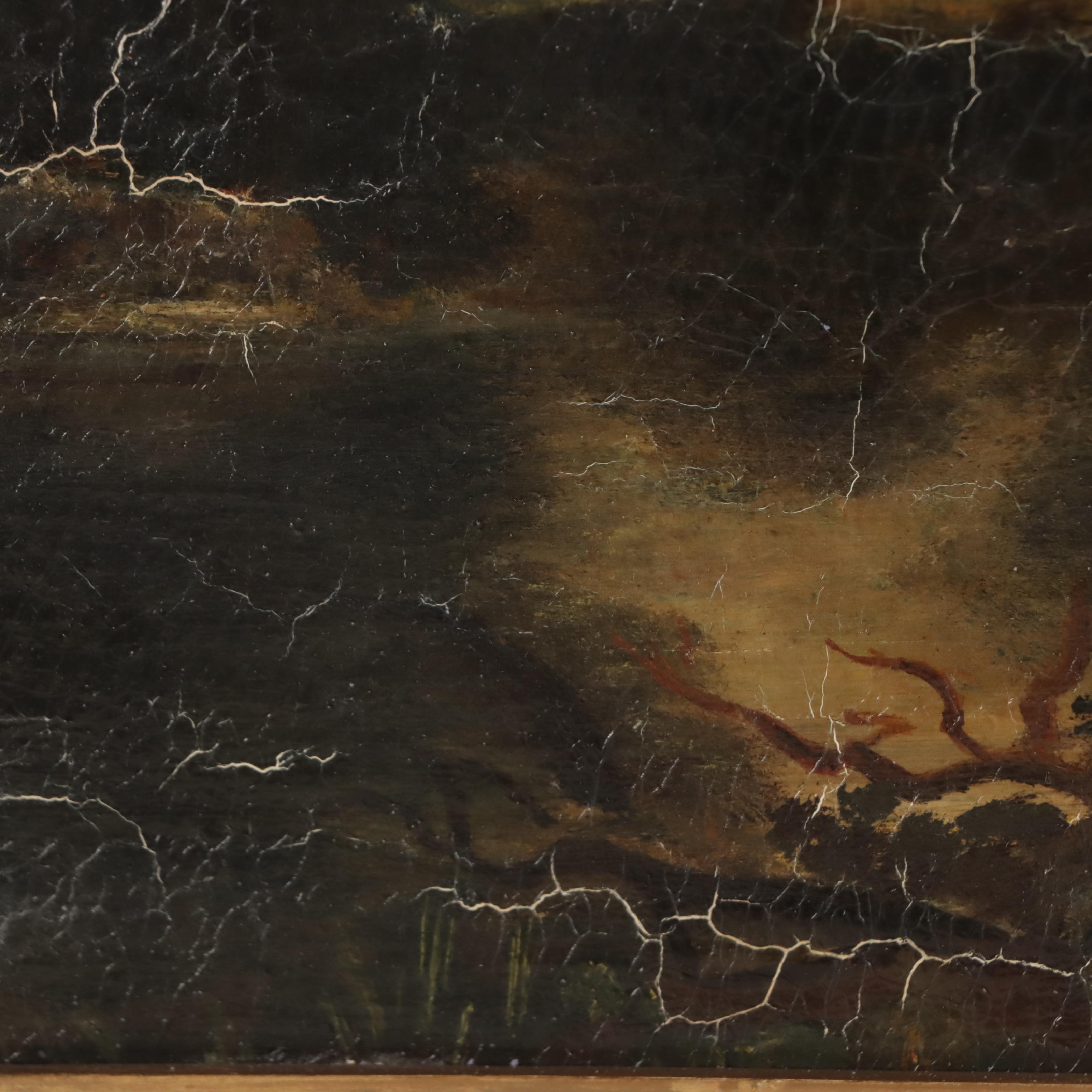 James MacDonald Barnsley Oil Painting of Tonalist Landscape