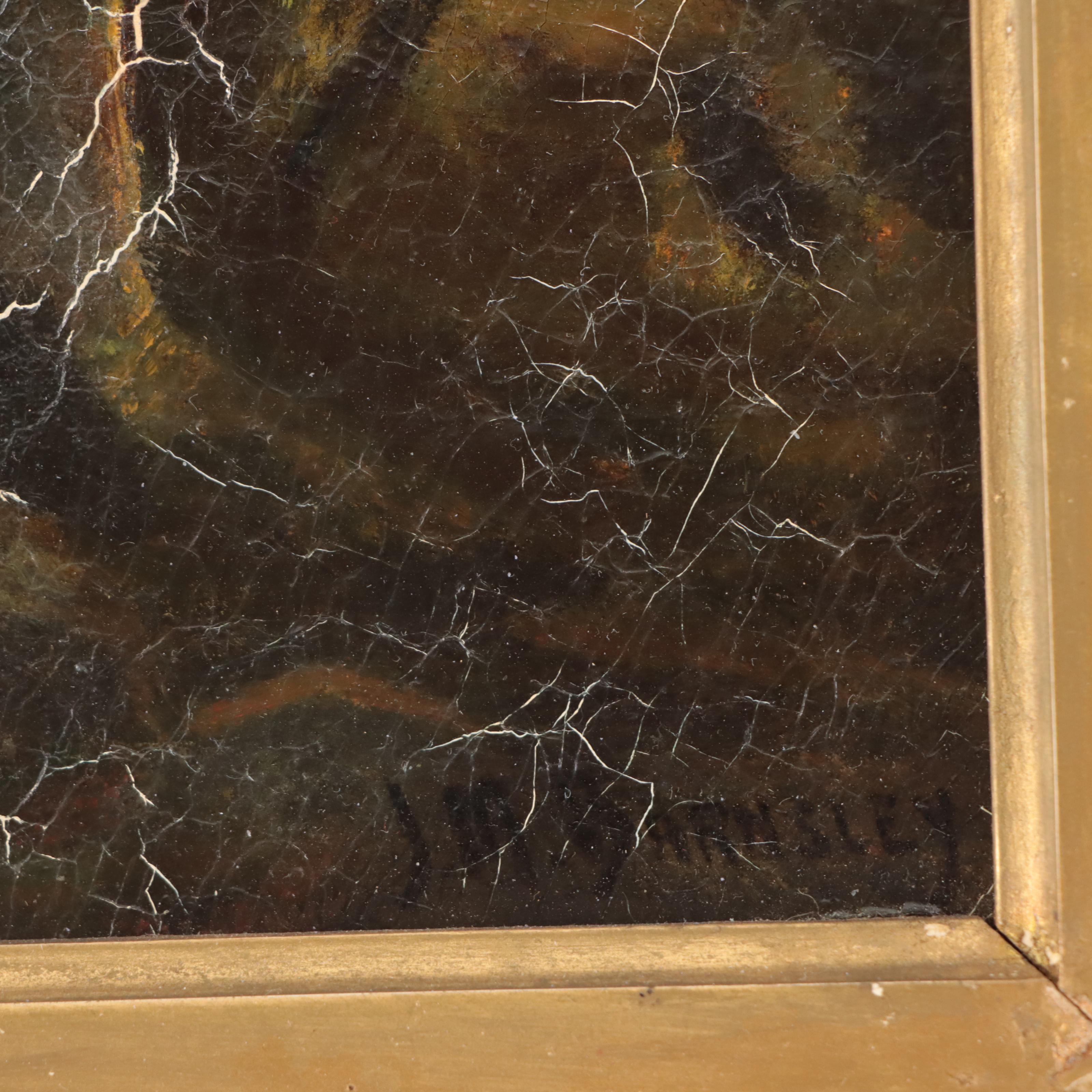 James MacDonald Barnsley Oil Painting of Tonalist Landscape