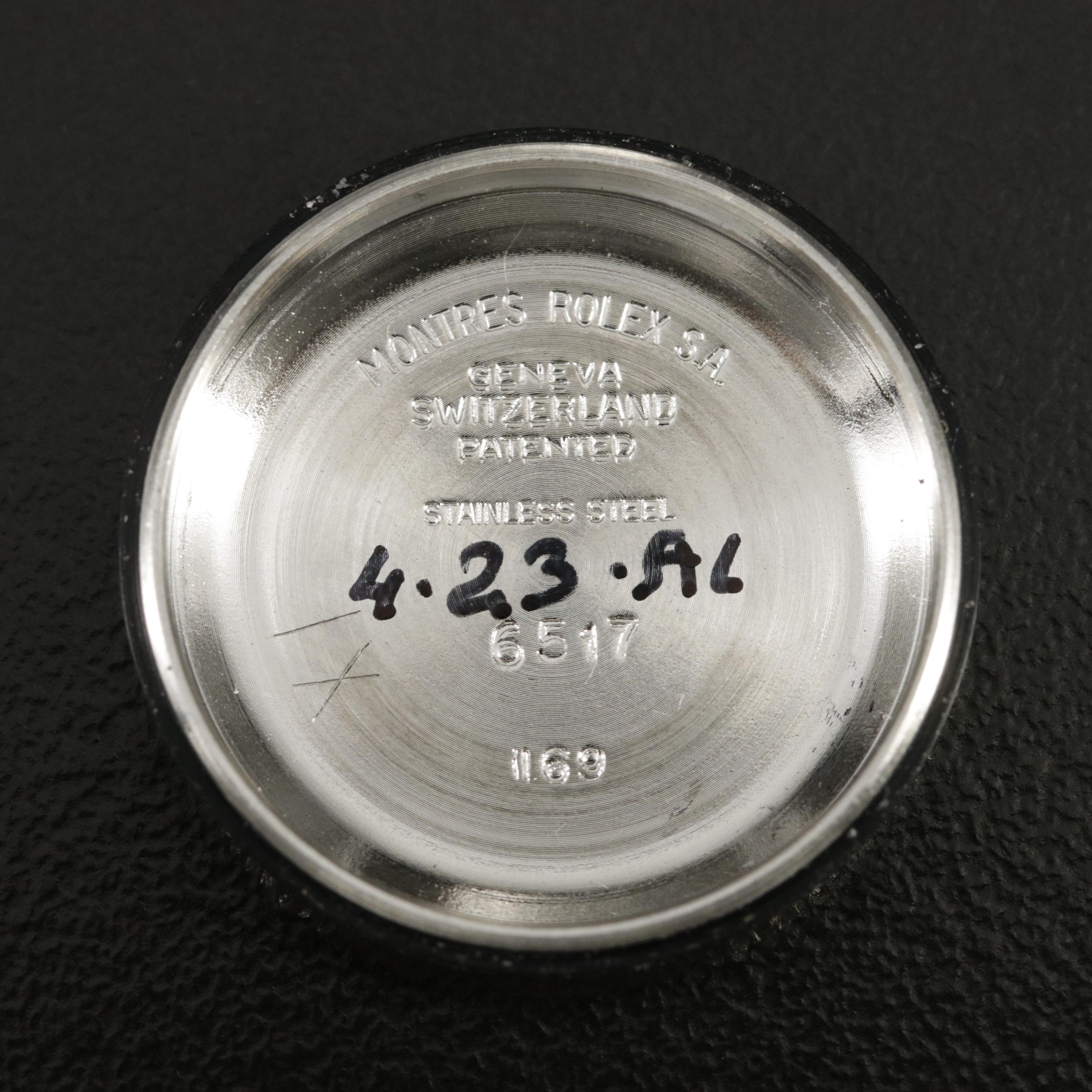 1969 Rolex Oyster Pereptual Datejust 1.13 CTW Diamond Dial and Bezel Watch