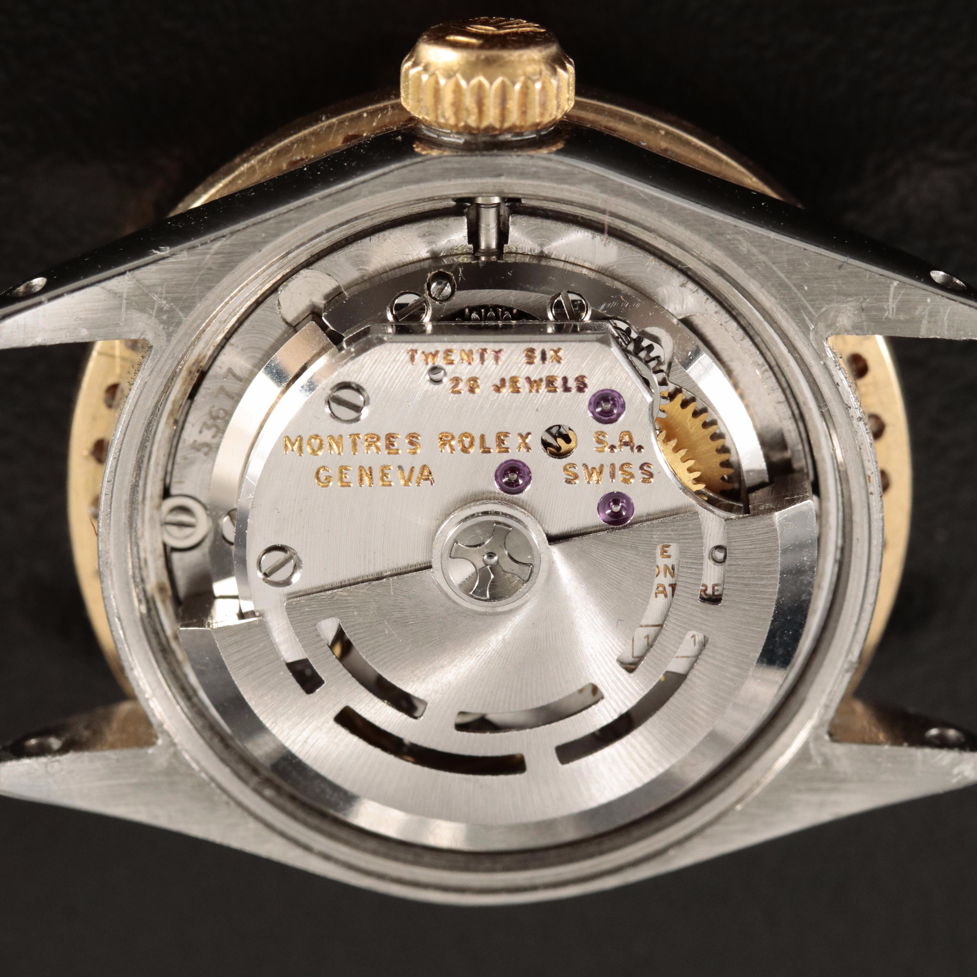 1969 Rolex Oyster Pereptual Datejust 1.13 CTW Diamond Dial and Bezel Watch