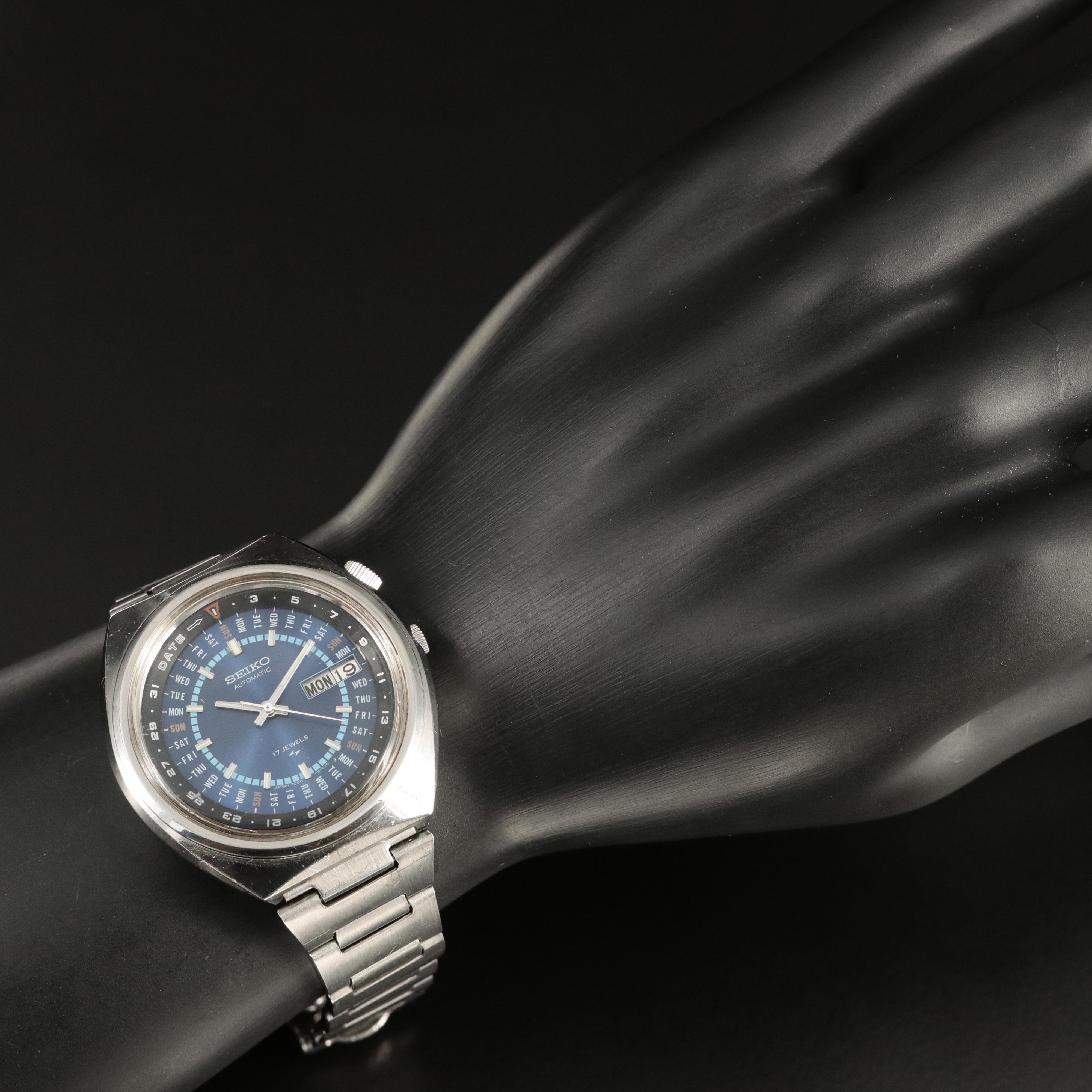 1973 Seiko "31 Day Calendar" Day-Date Automatic Watch