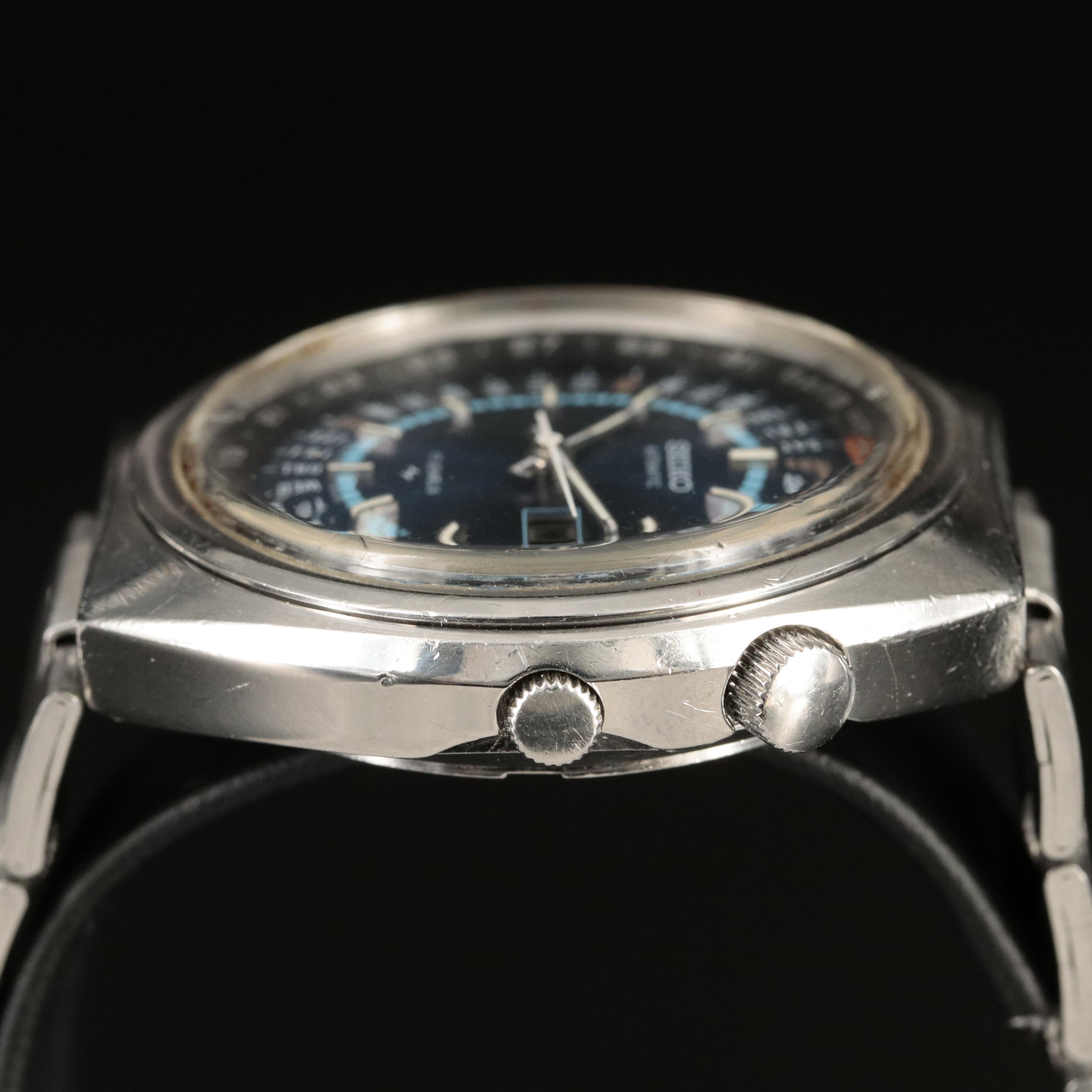 1973 Seiko "31 Day Calendar" Day-Date Automatic Watch