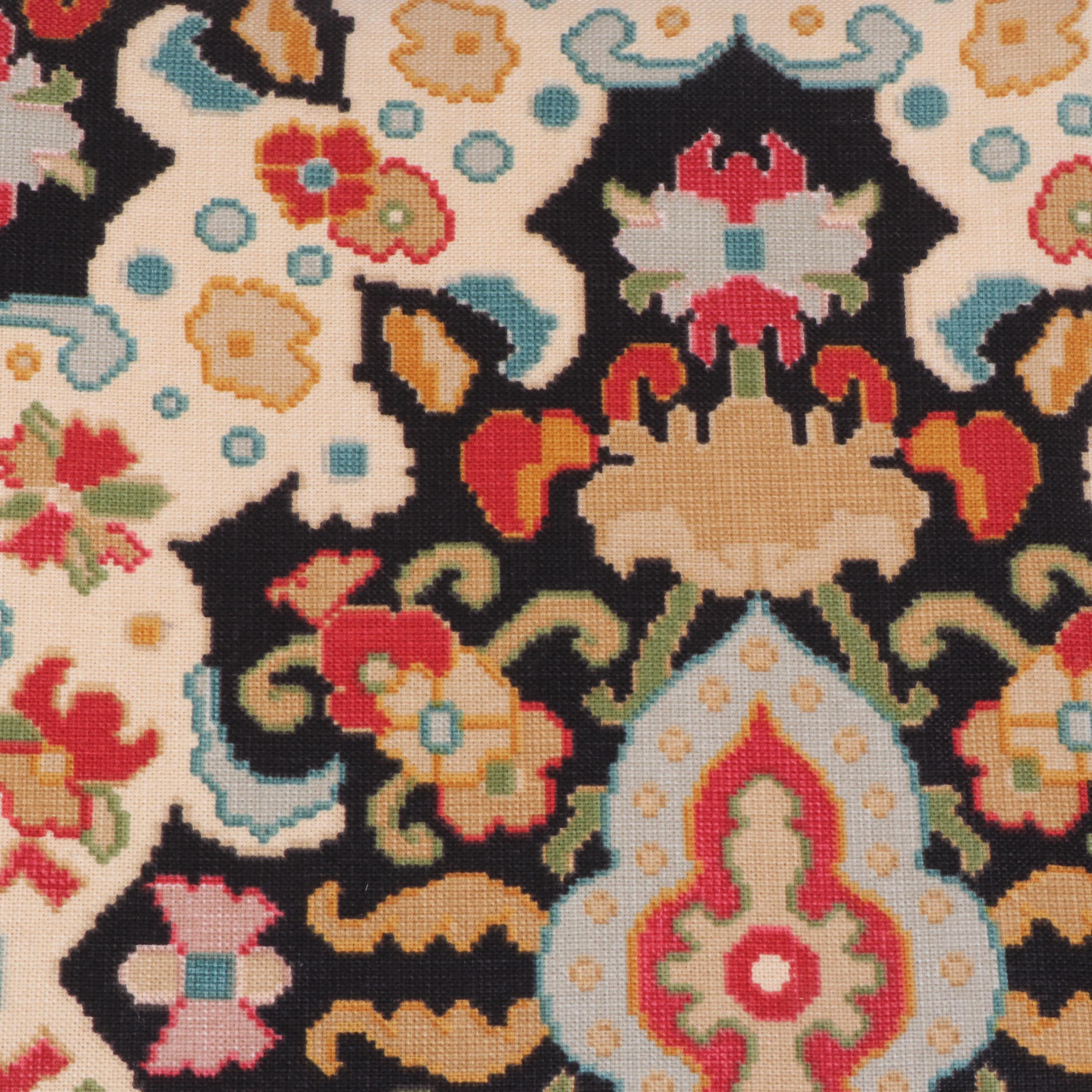 French Provincial Style Walnut and Custom-Upholstered Bergère, 20th Century