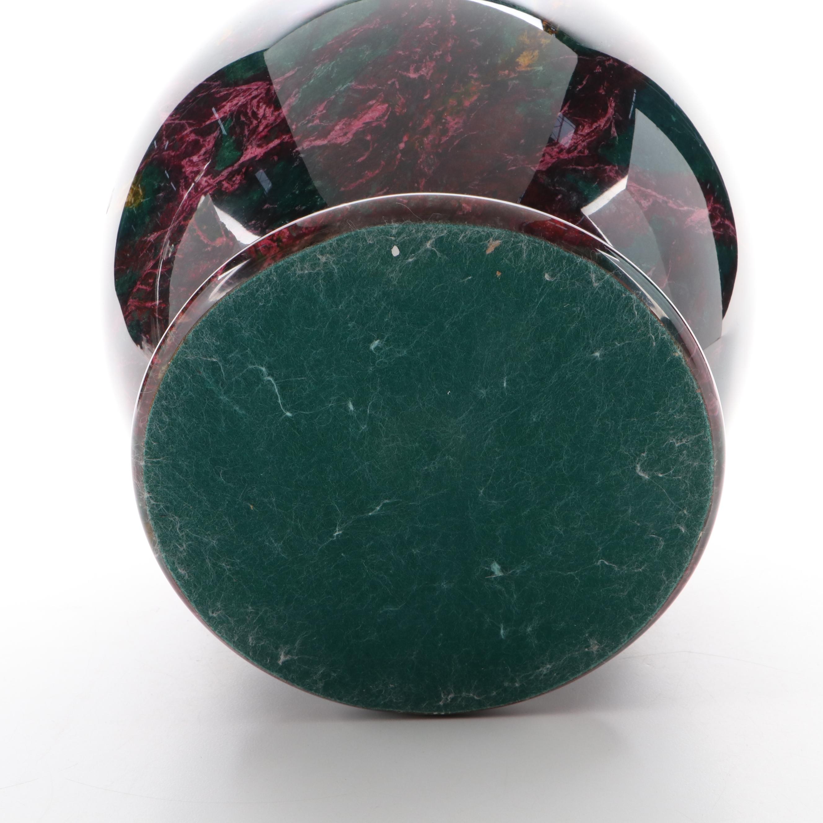 Seven-Color Dyed Stone Vase