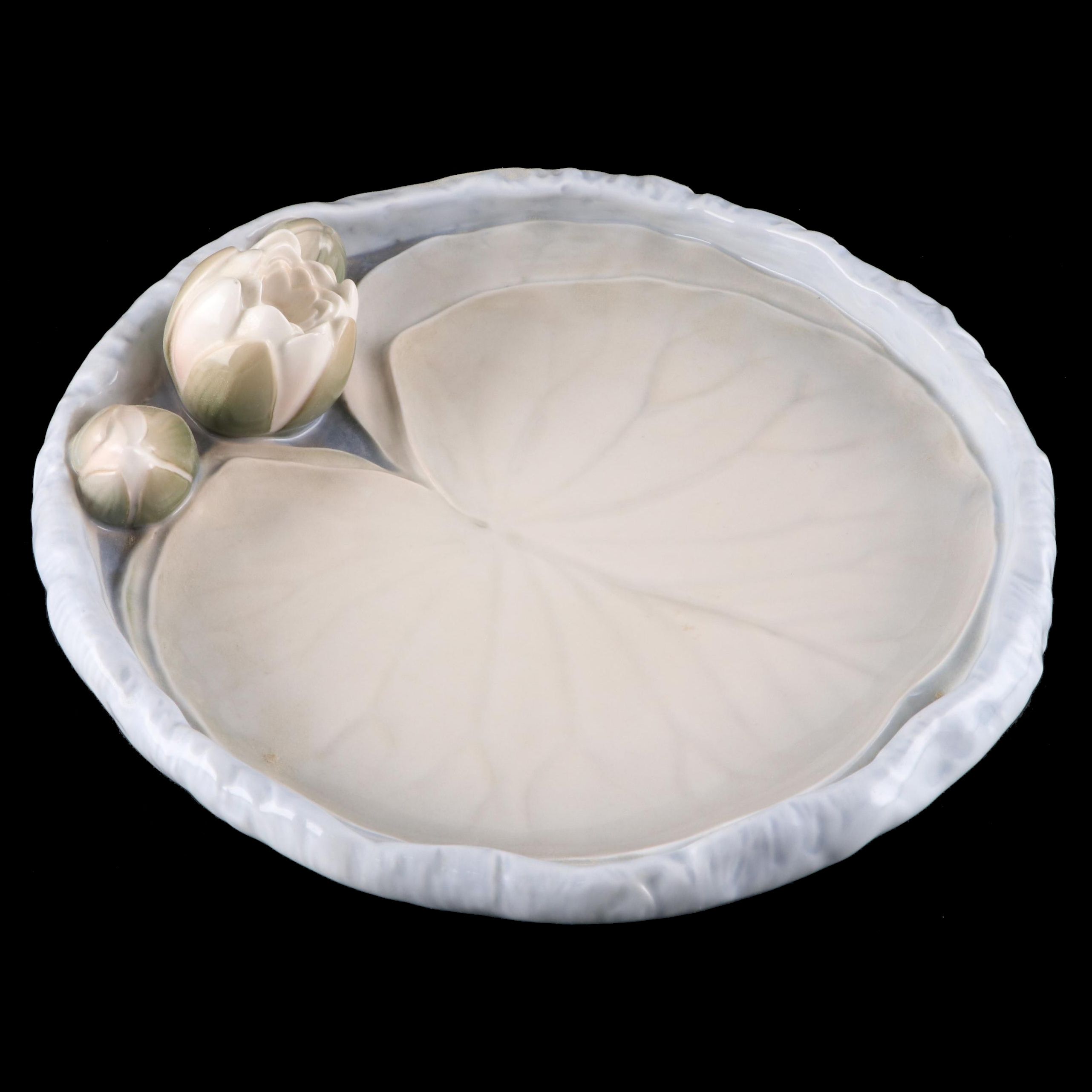 Svend Jespersen for Bing & Grøndahl Porcelain Lily Pad Tray
