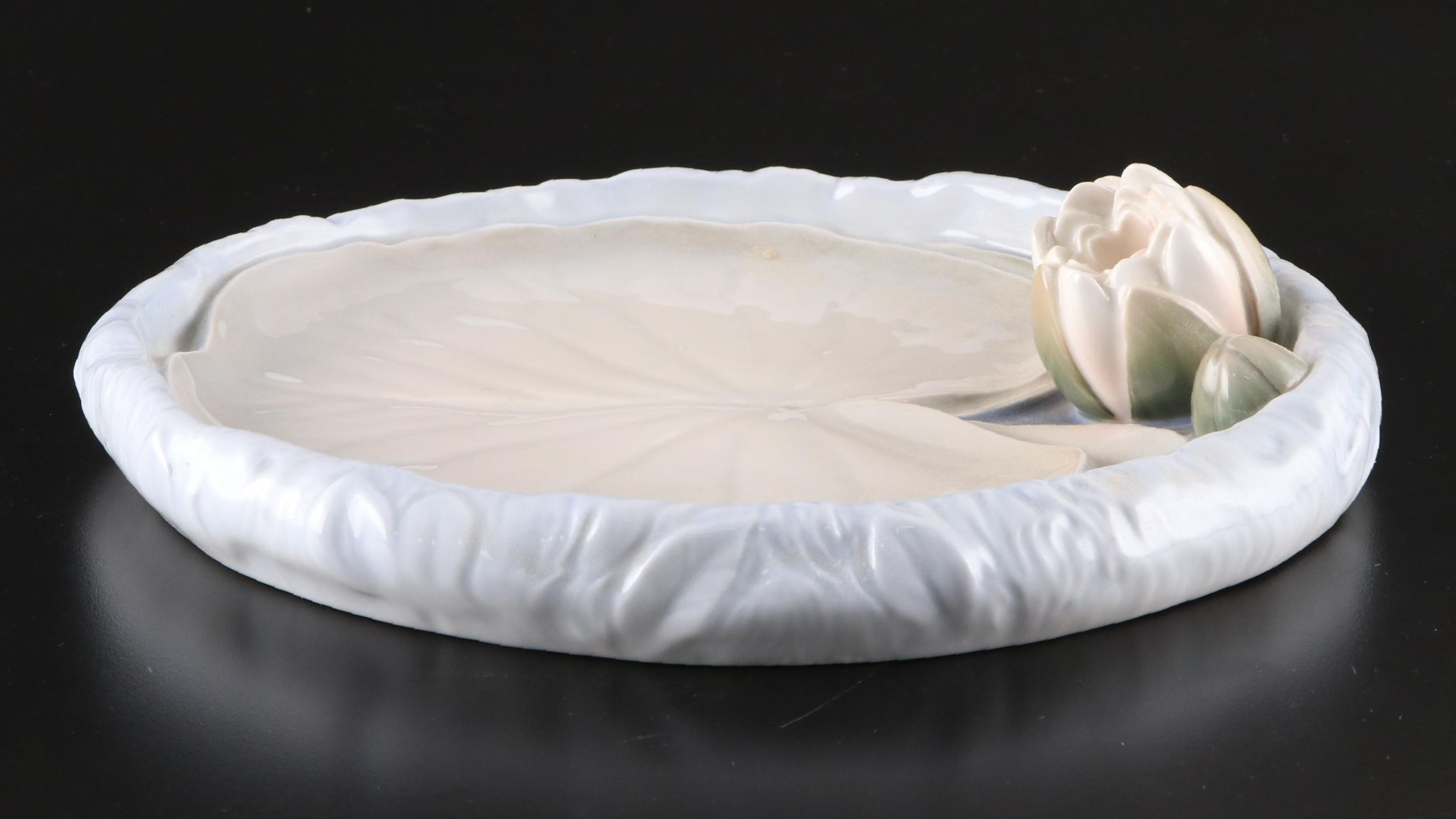 Svend Jespersen for Bing & Grøndahl Porcelain Lily Pad Tray