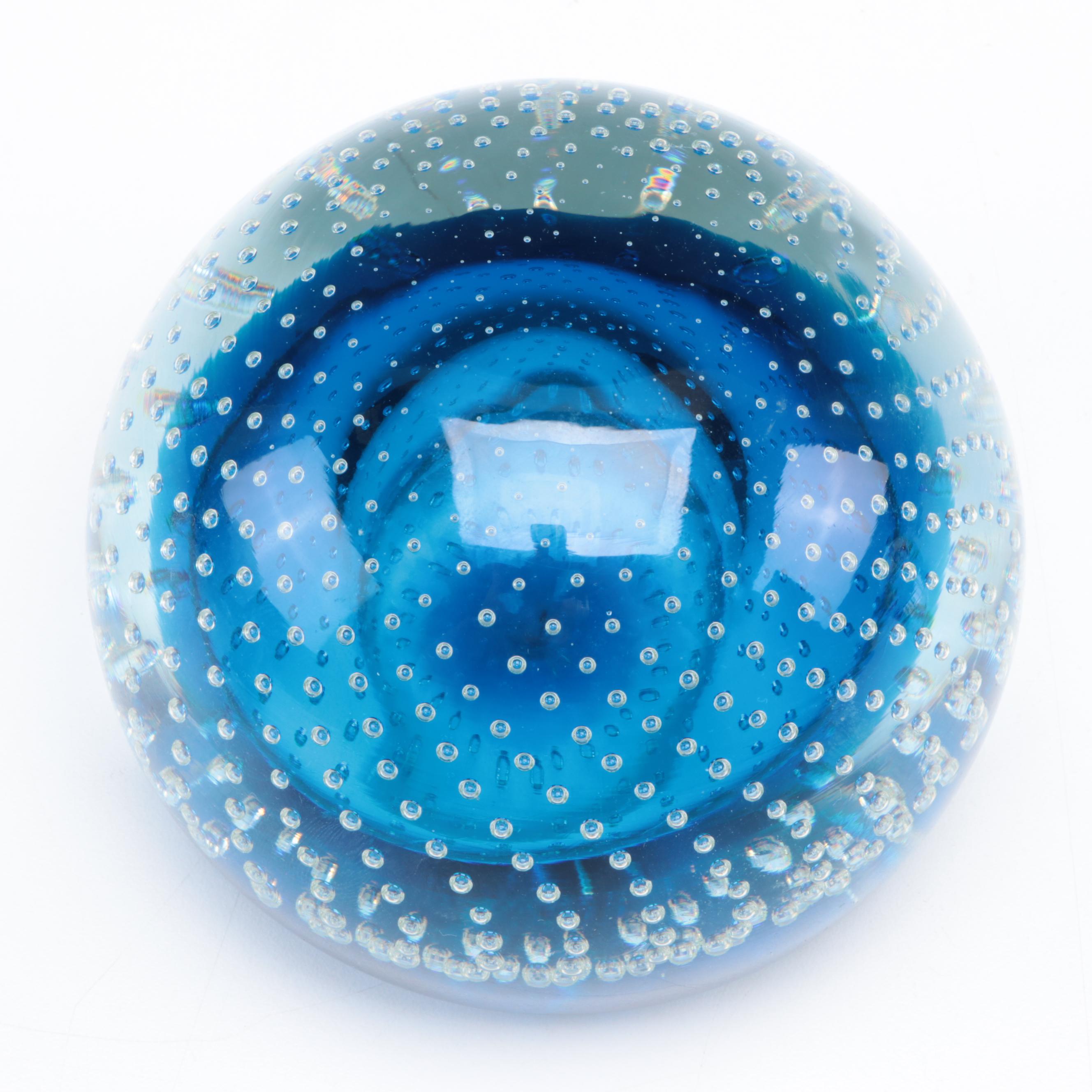 Vintage Murano Style Glass and Ceramic Paperweights