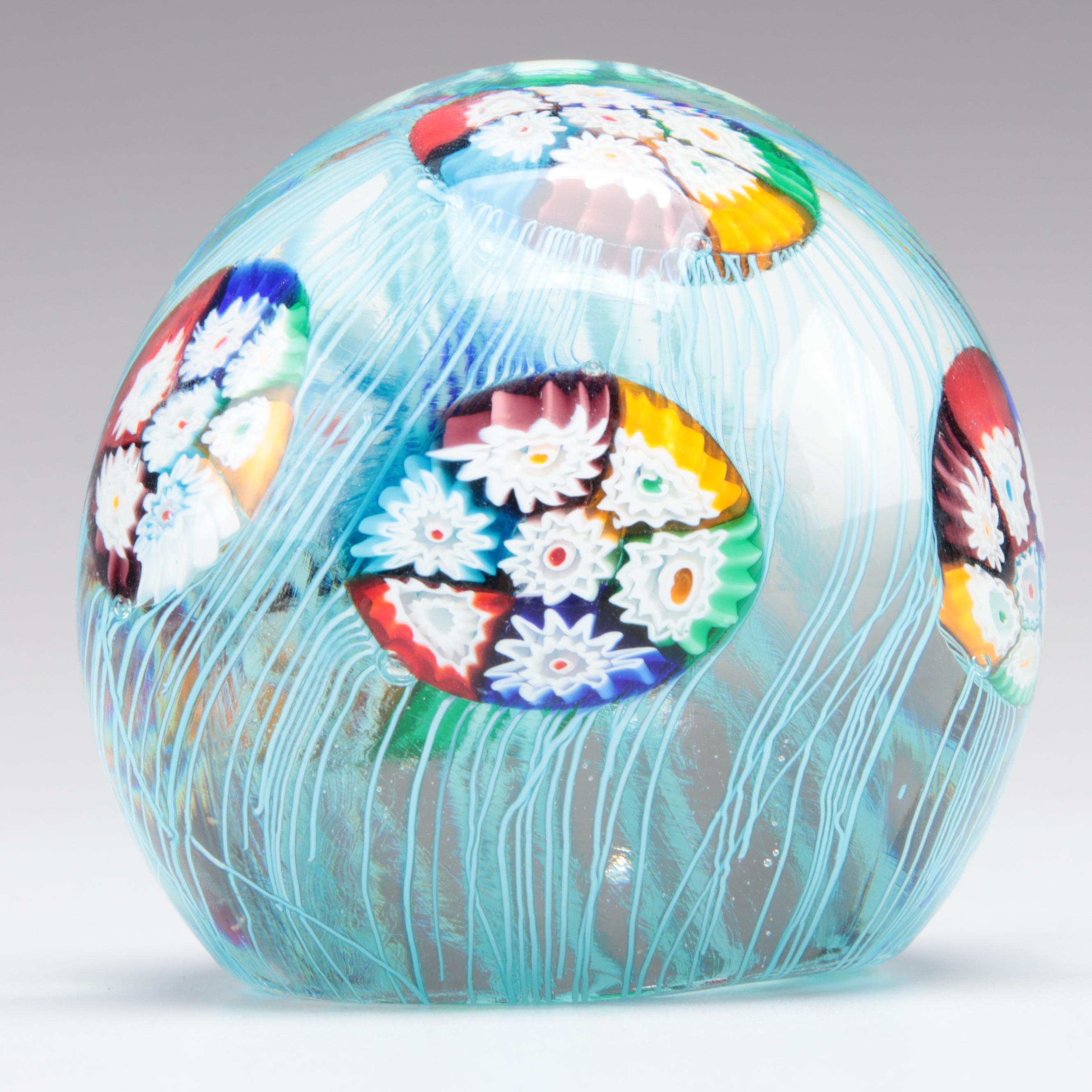 Vintage Murano Style Glass and Ceramic Paperweights