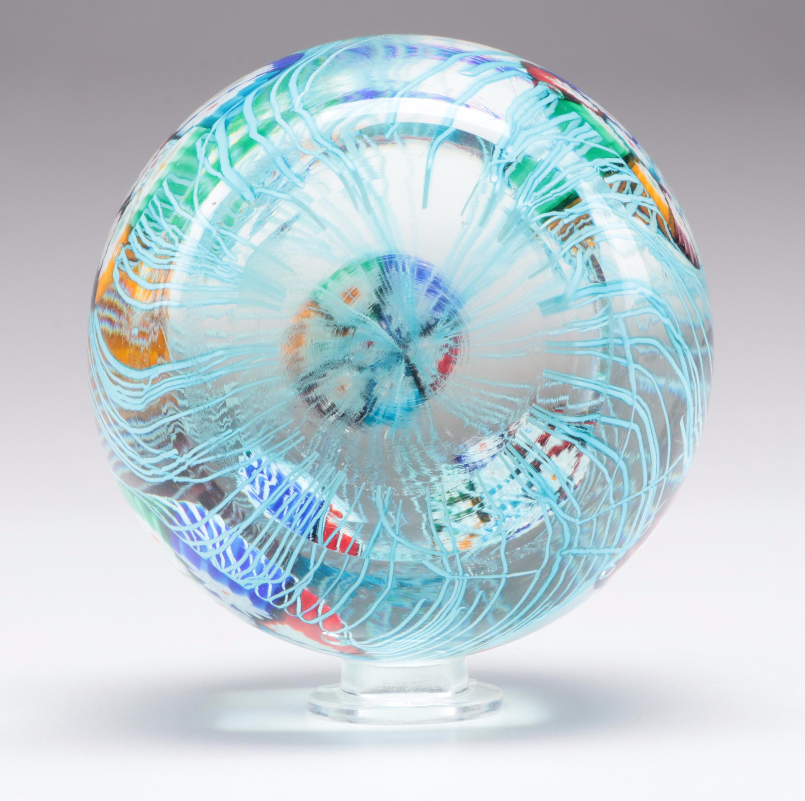 Vintage Murano Style Glass and Ceramic Paperweights