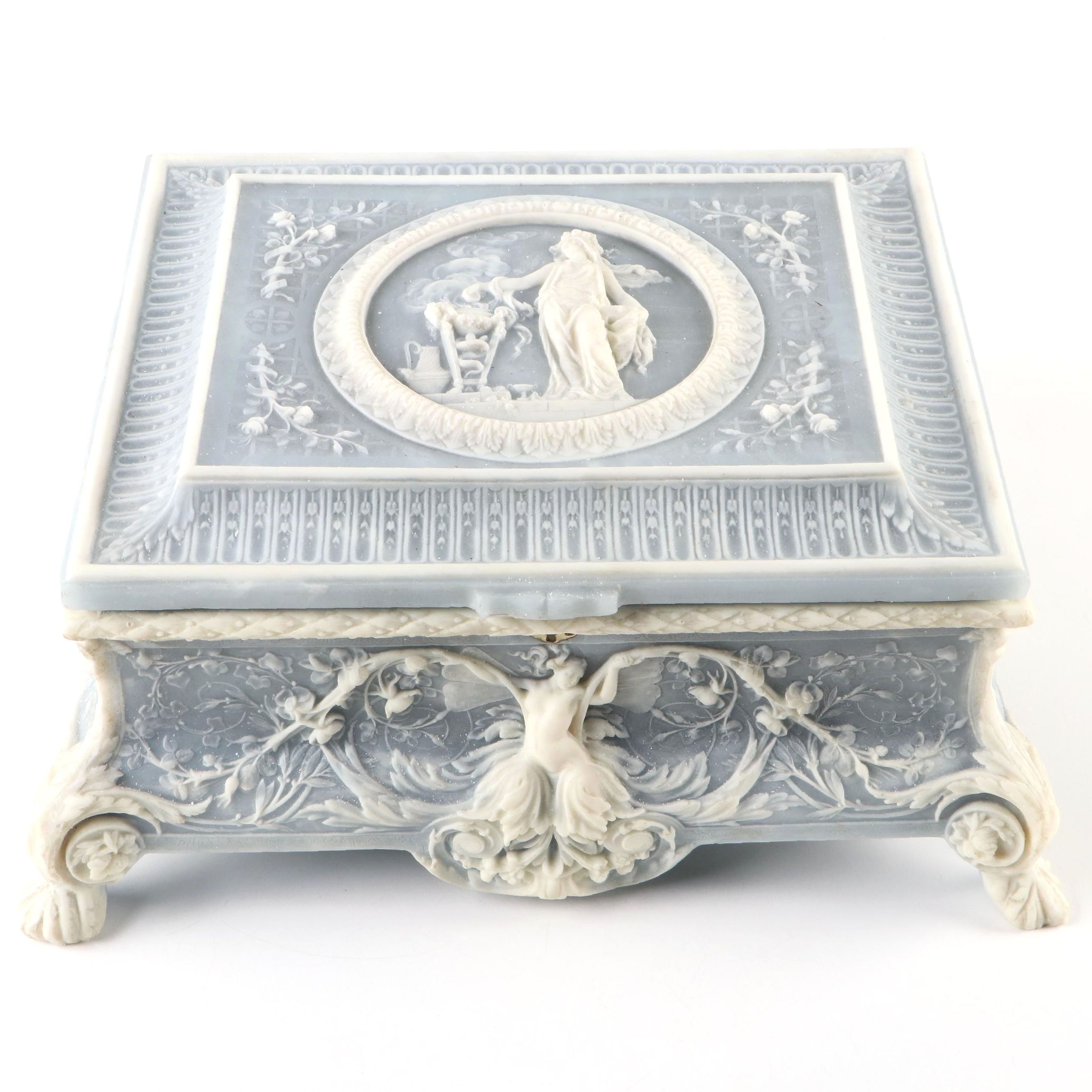 Cameo Incolay Stone Box