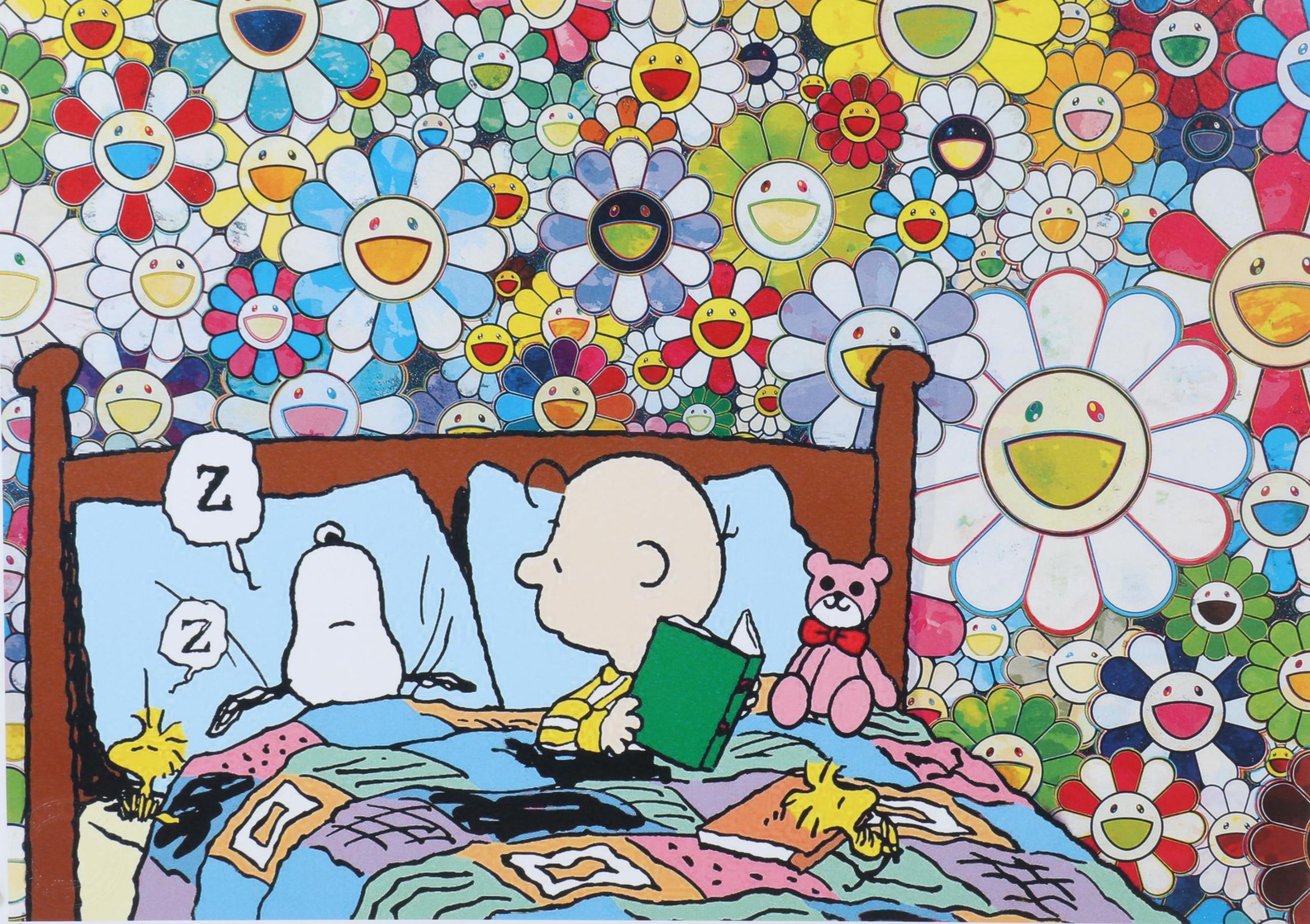 Death NYC Pop Art Graphic Print Charlie Brown and Snoopy