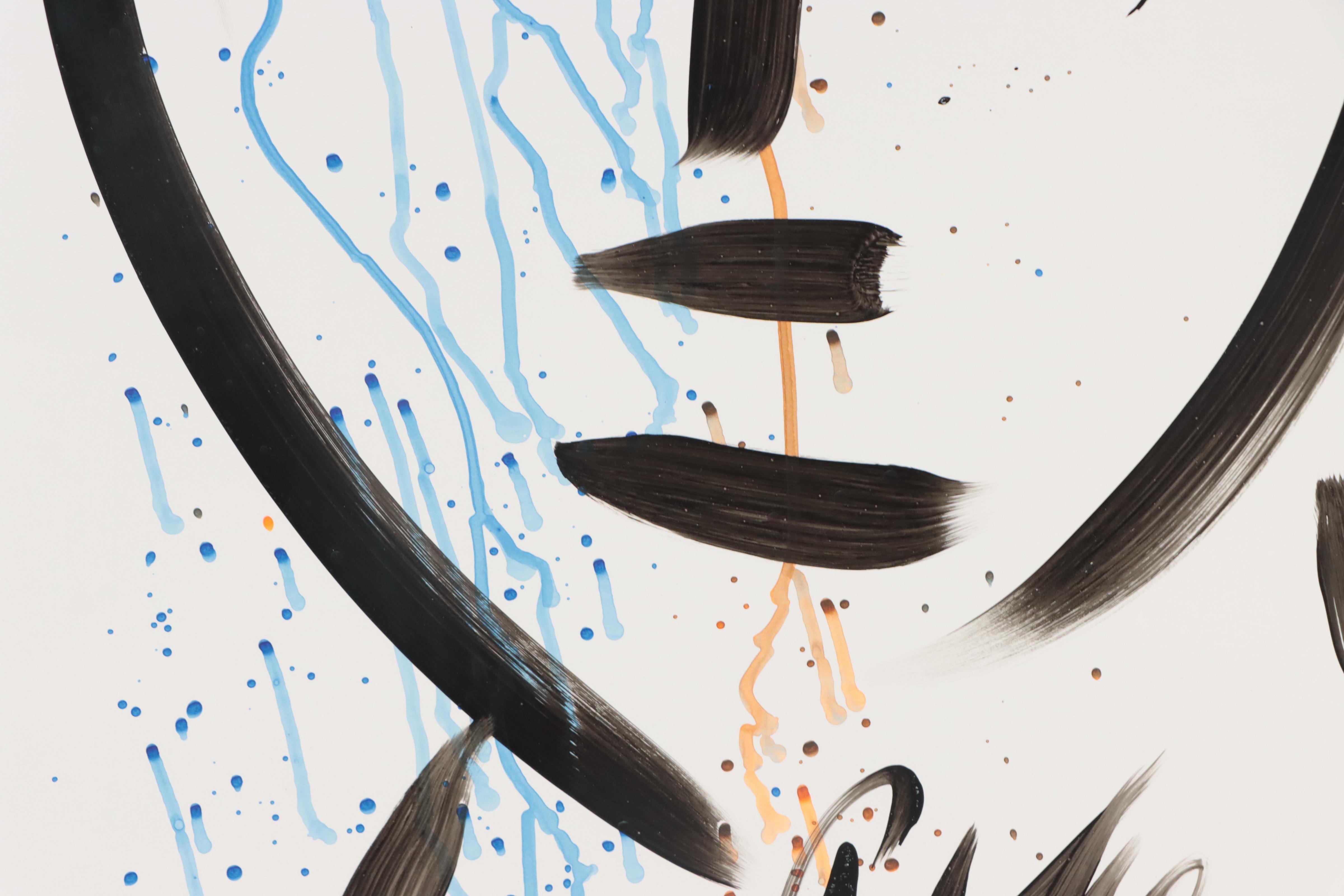 Peter Keil Abstract Portrait Acrylic Painting