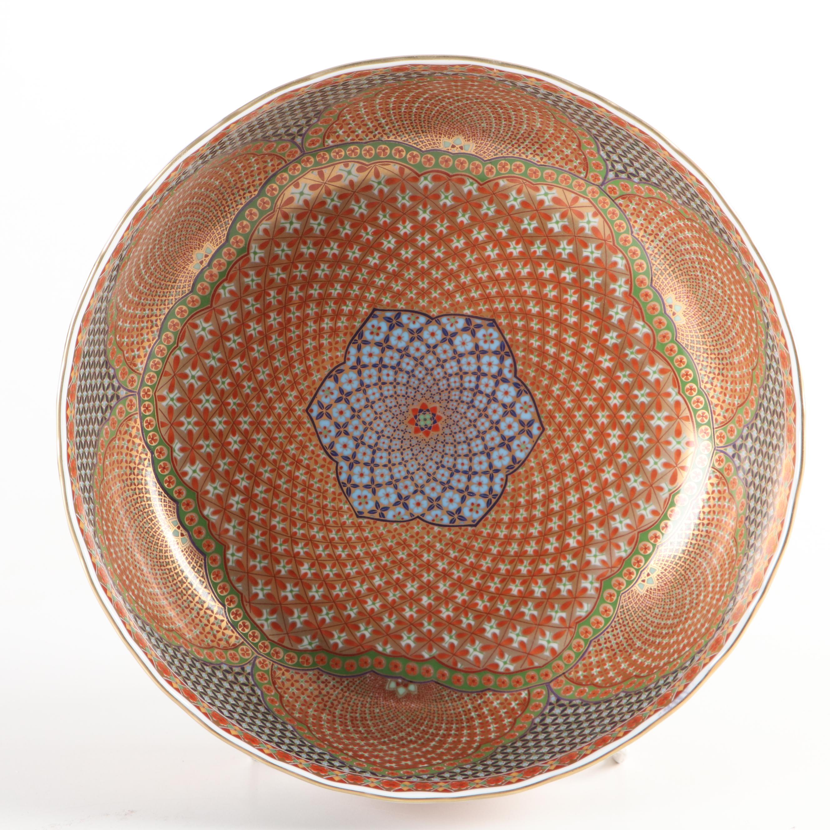 Andrea by Sadek Kutani Style Porcelain Bowl