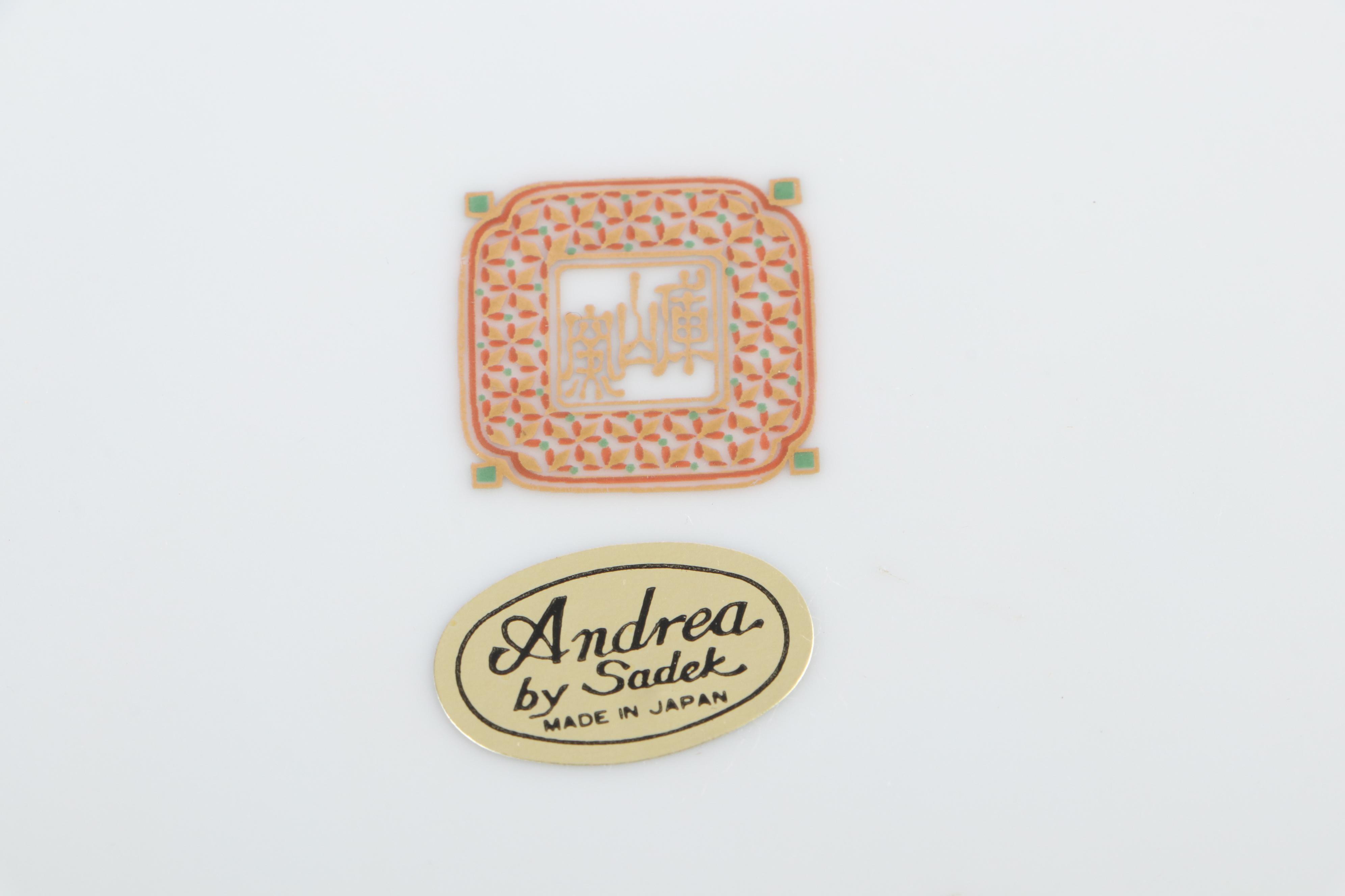 Andrea by Sadek Kutani Style Porcelain Bowl