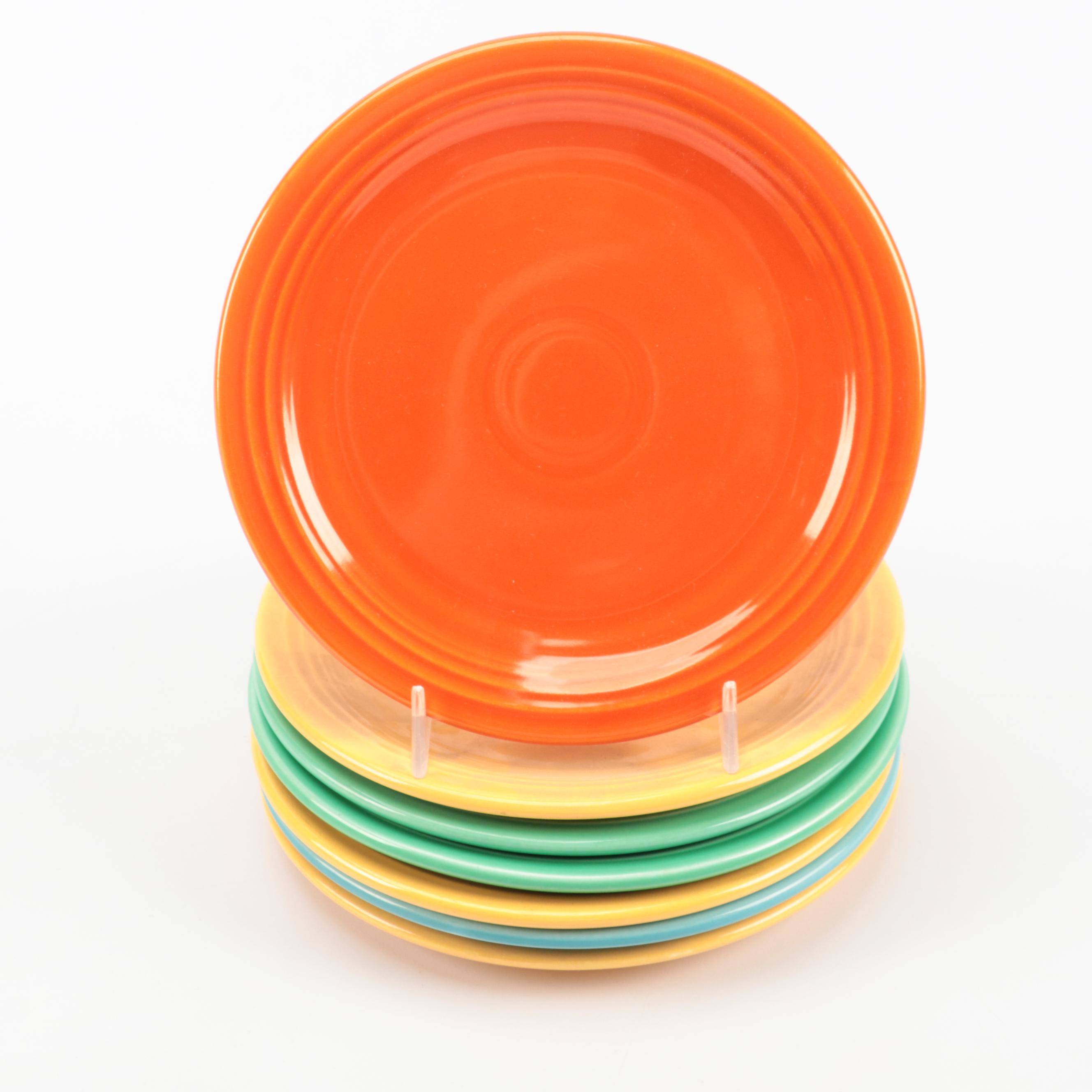 Homer Laughlin "Fiesta" Ceramic Dinnerware and Mixing Bowls, Mid to Late 20th C.