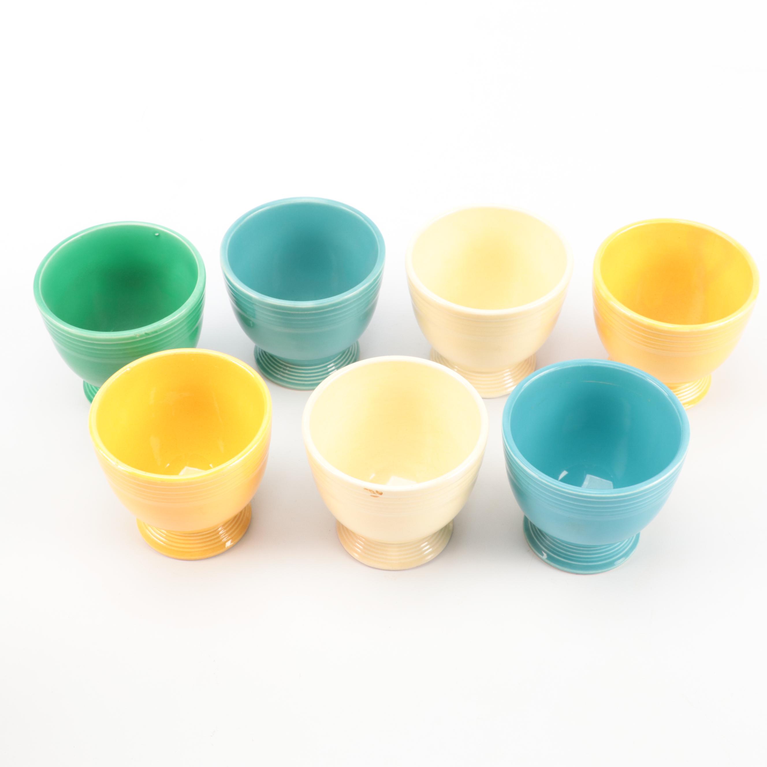 Homer Laughlin "Fiesta" Ceramic Dinnerware and Mixing Bowls, Mid to Late 20th C.