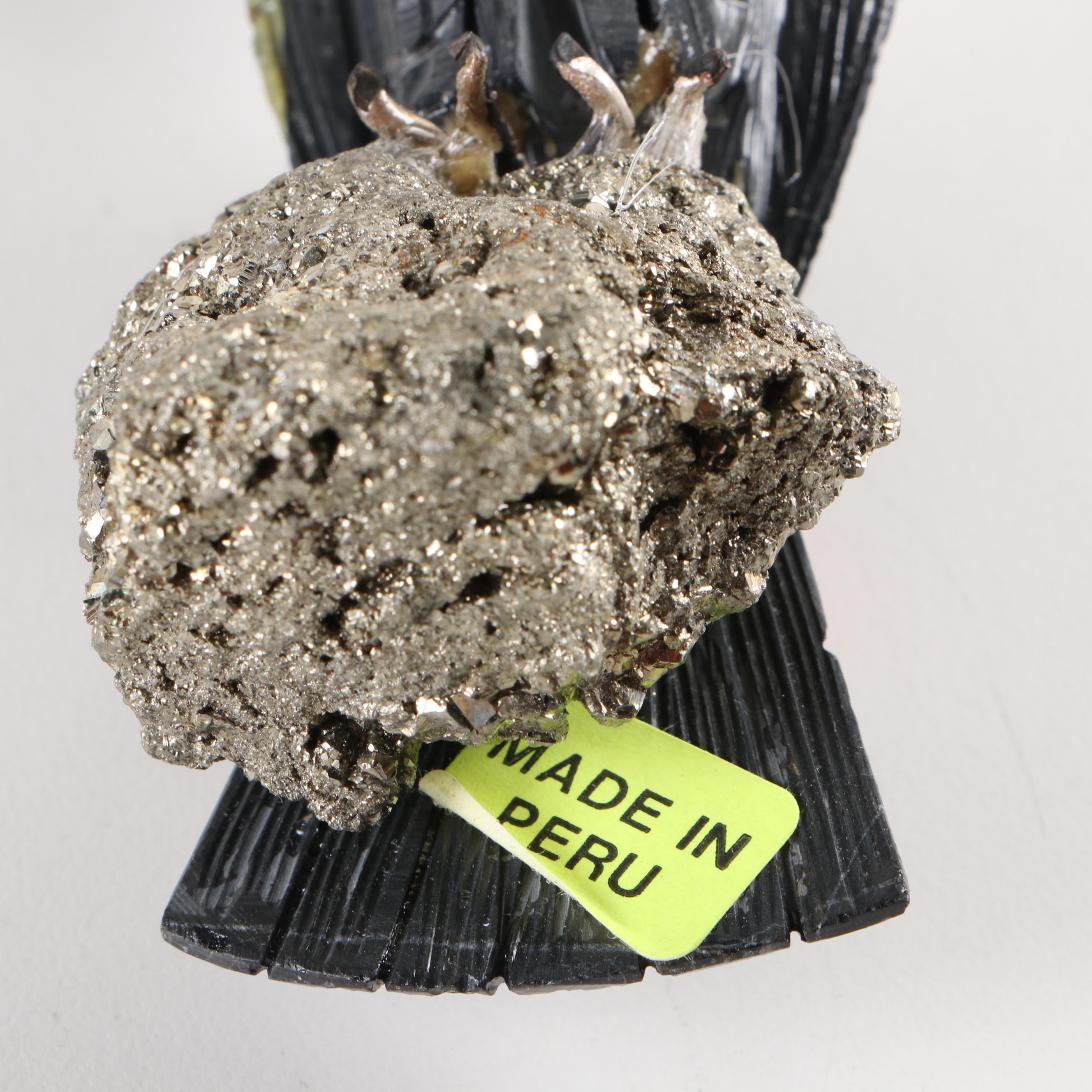 Peruvian Hand-Carved Stone Toucan, Parrots, and Cockatoo Figurines