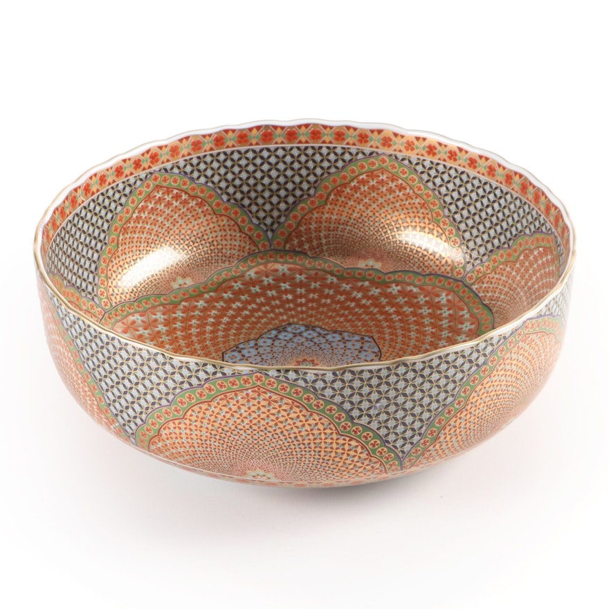 Andrea by Sadek Kutani Style Porcelain Bowl