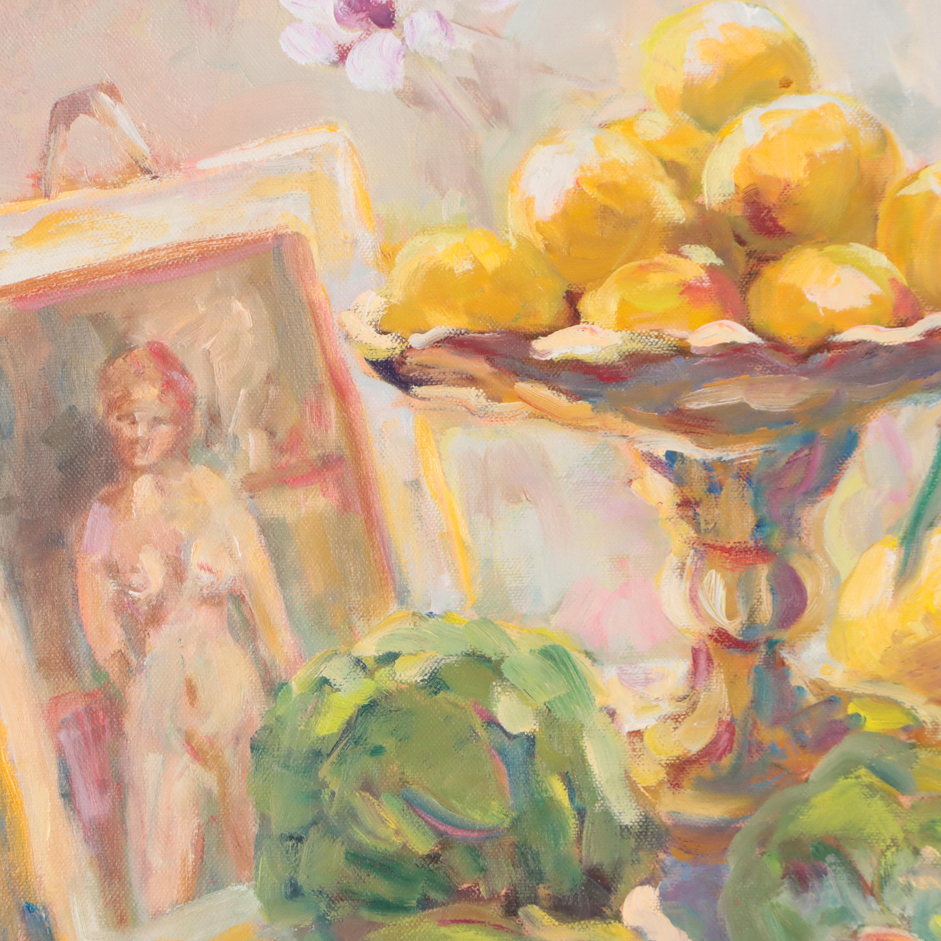 Suzanne French Luker Oil Painting of Still Life