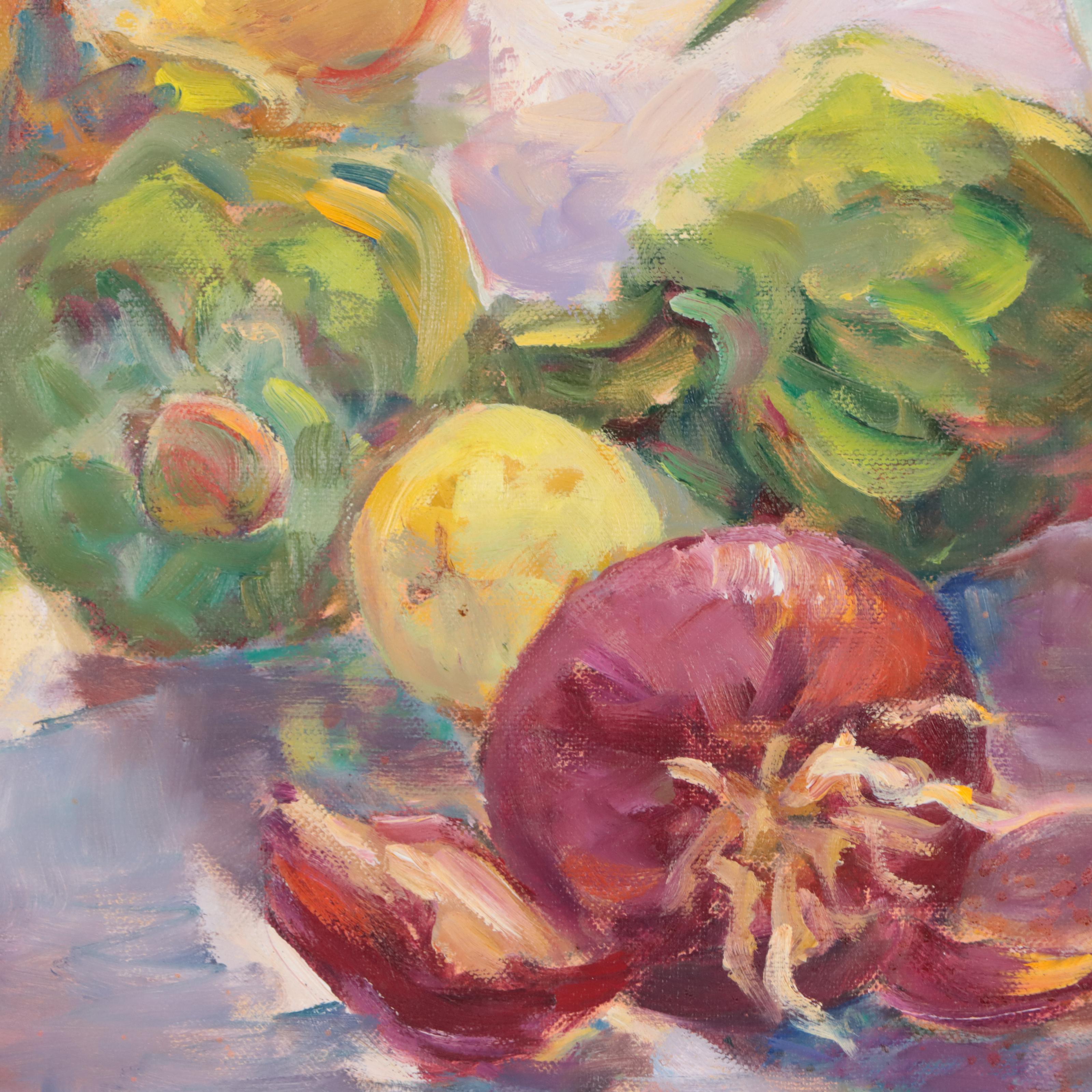 Suzanne French Luker Oil Painting of Still Life