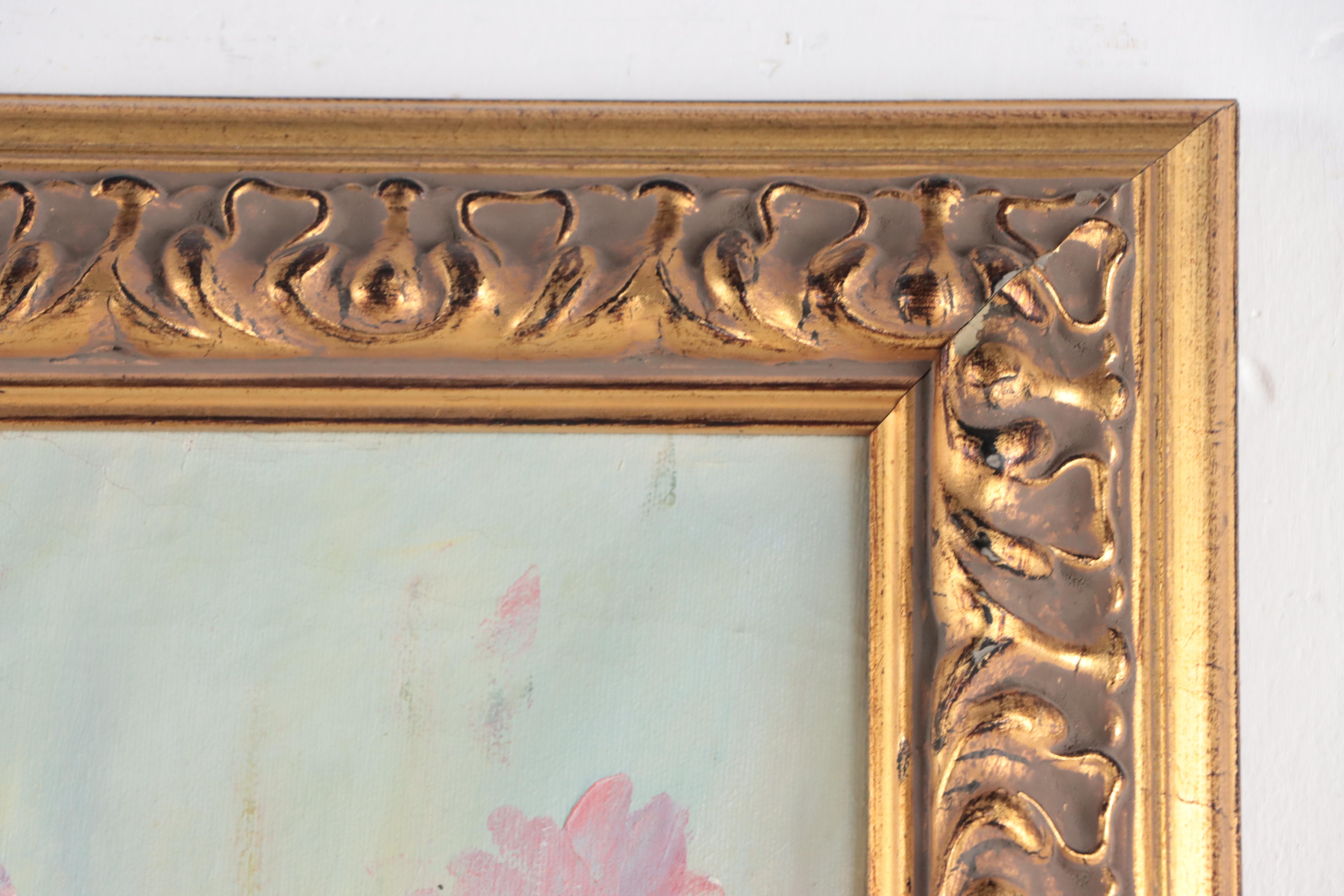 Oil Painting of Floral Still Life