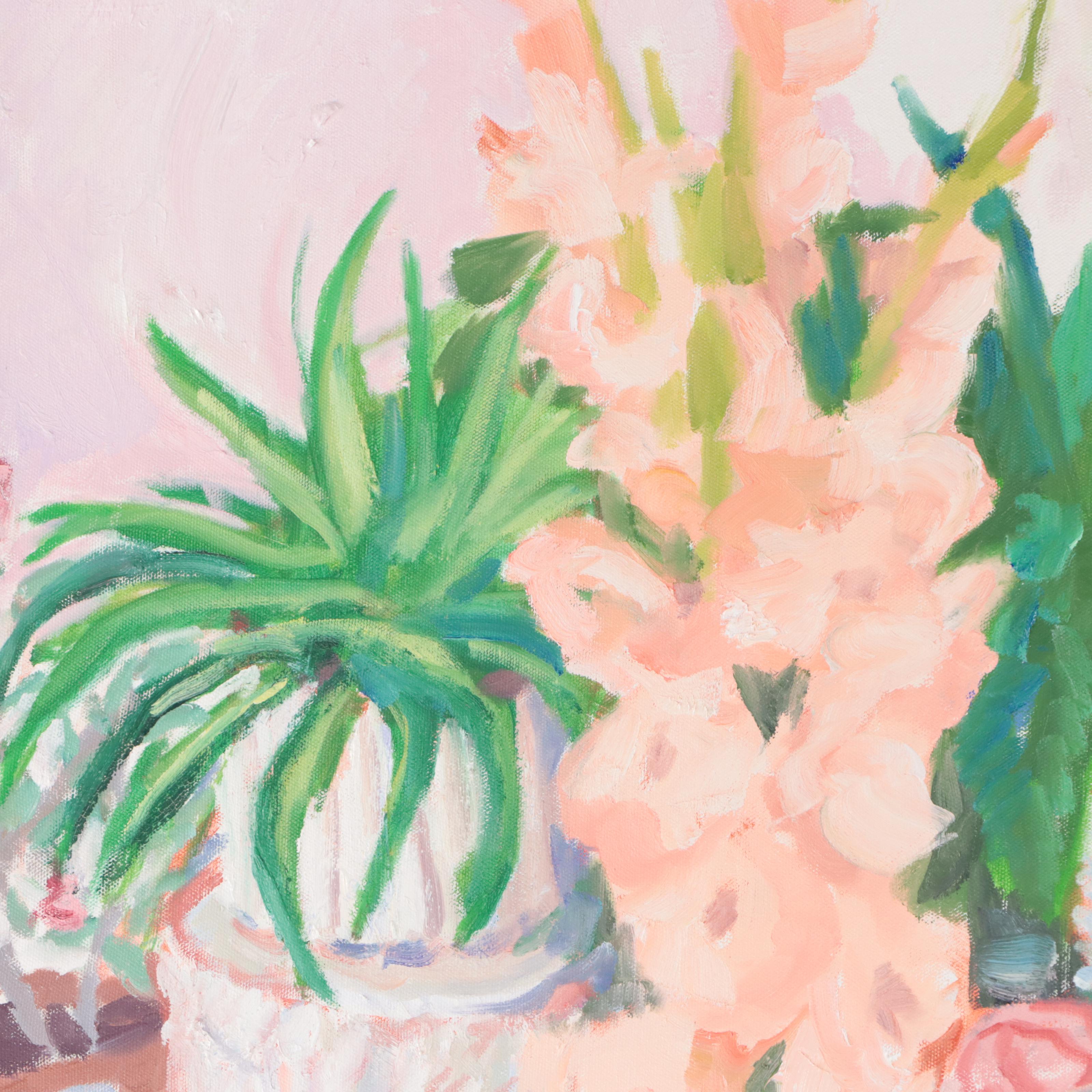 Rachel Kennedy Oil Painting of Floral Still Life