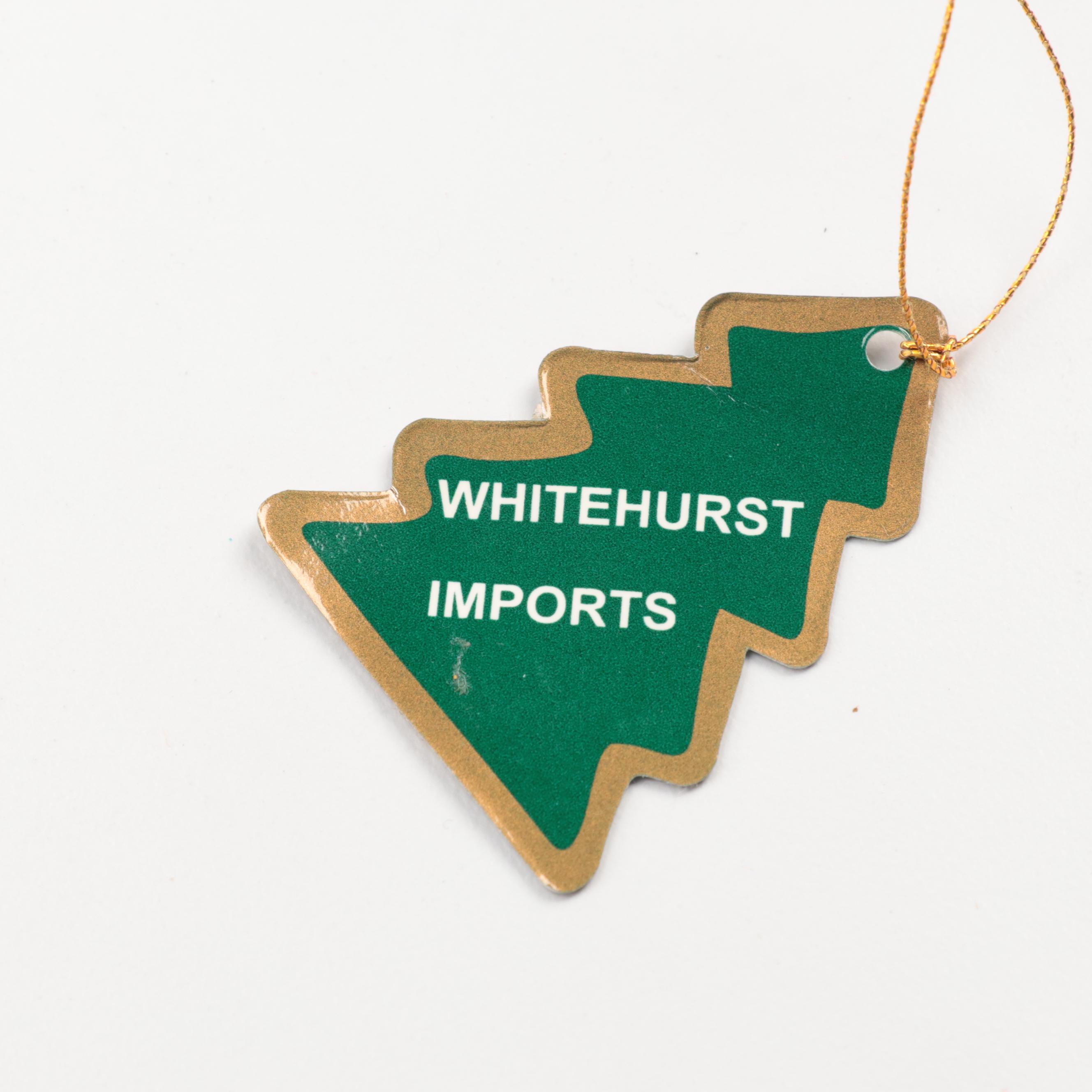 Christopher Radko Blown Glass Santa and Wreath Ornaments With Other Ornaments