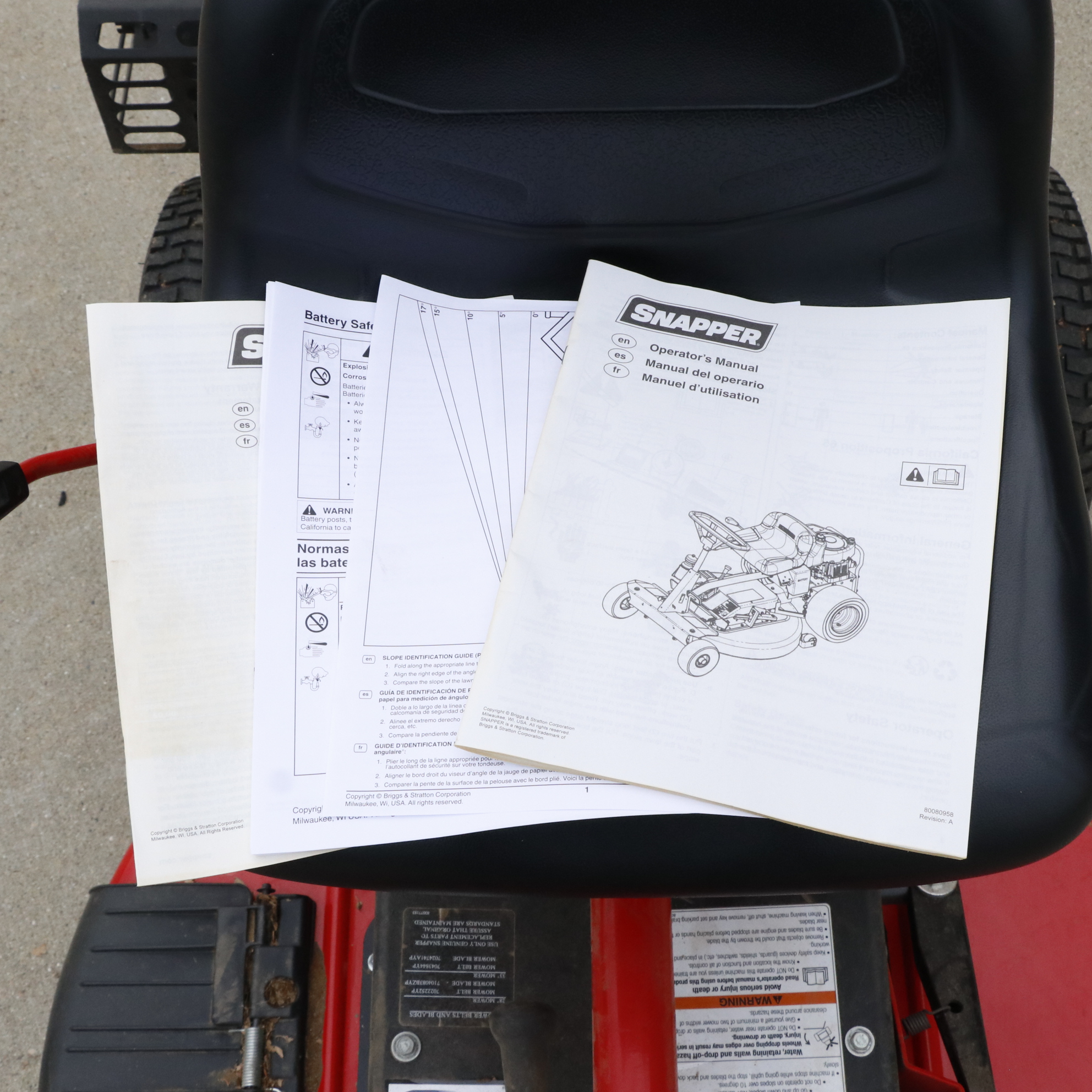 Snapper Intek Riding Mower