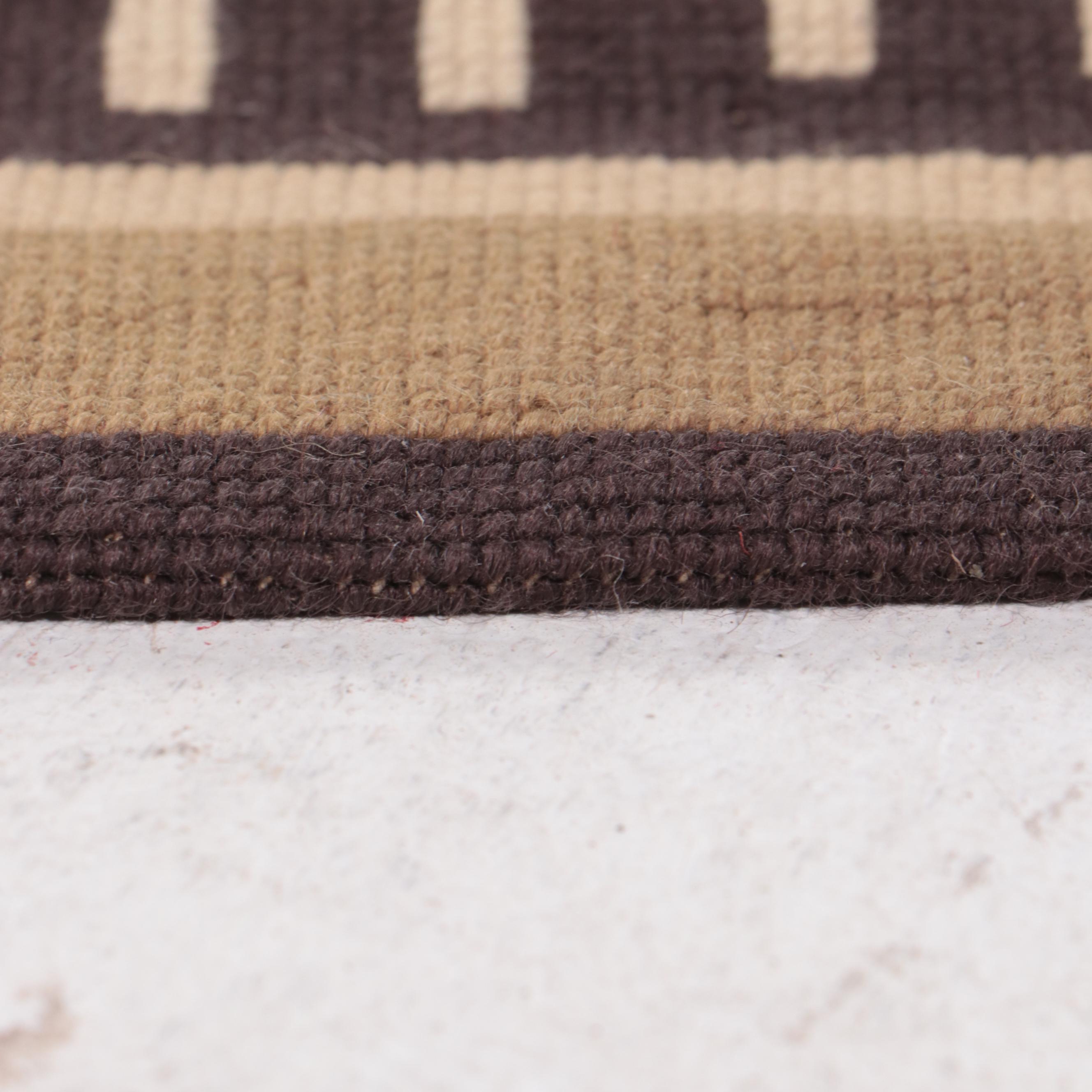 8' x 9'11 Handmade Sino-French Aubusson Style Needlepoint Area Rug