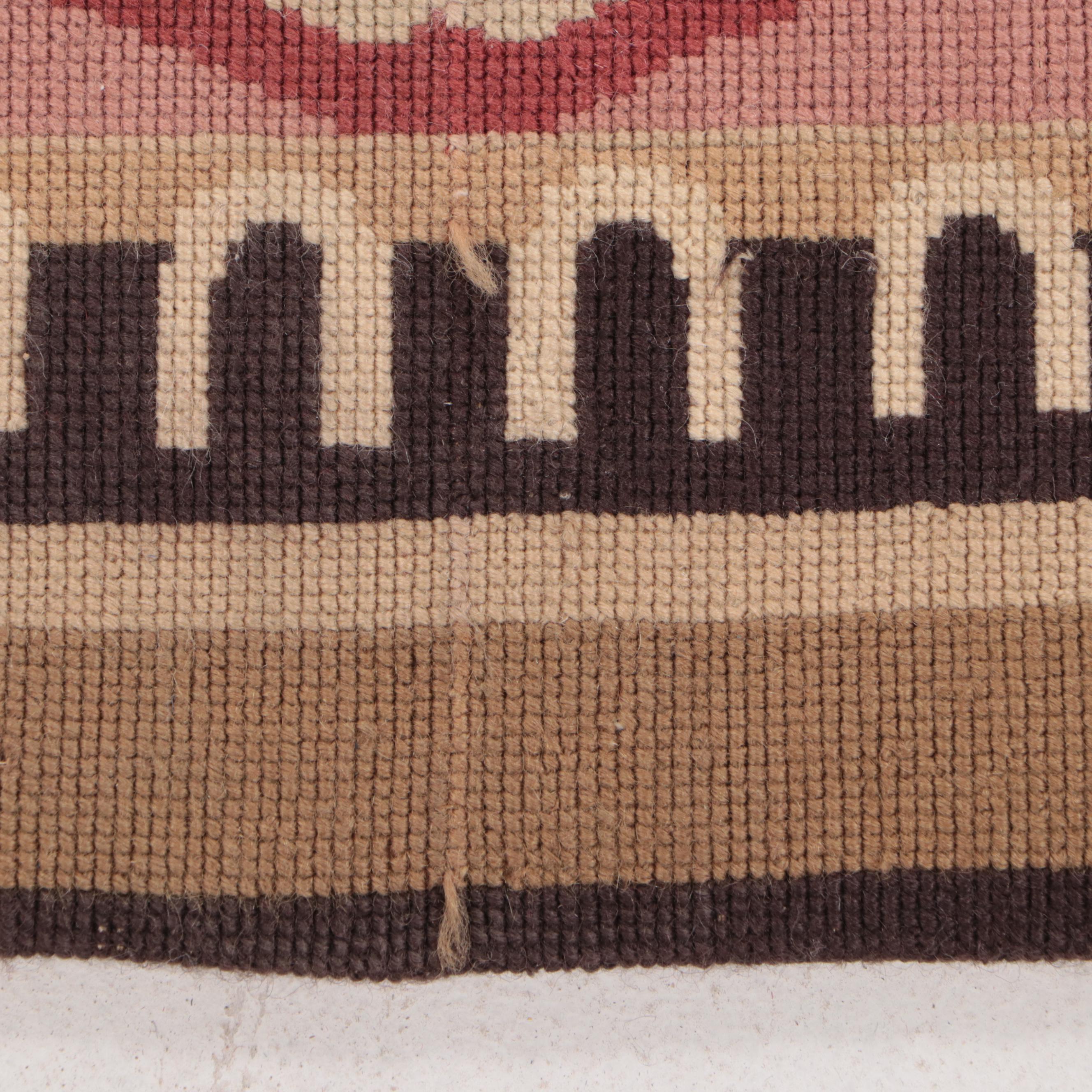 8' x 9'11 Handmade Sino-French Aubusson Style Needlepoint Area Rug