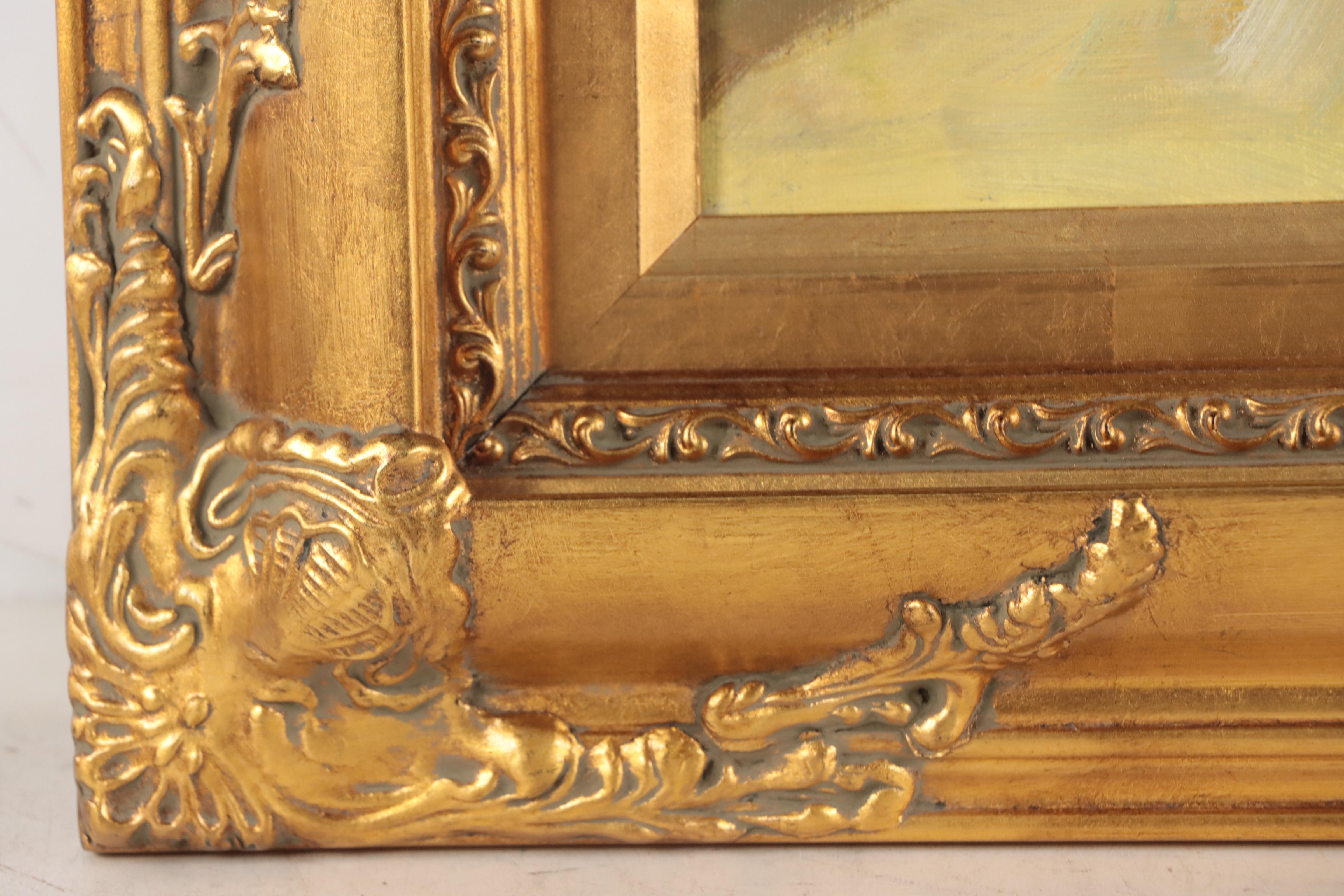 J. Smith Oil Painting of Floral Still Life