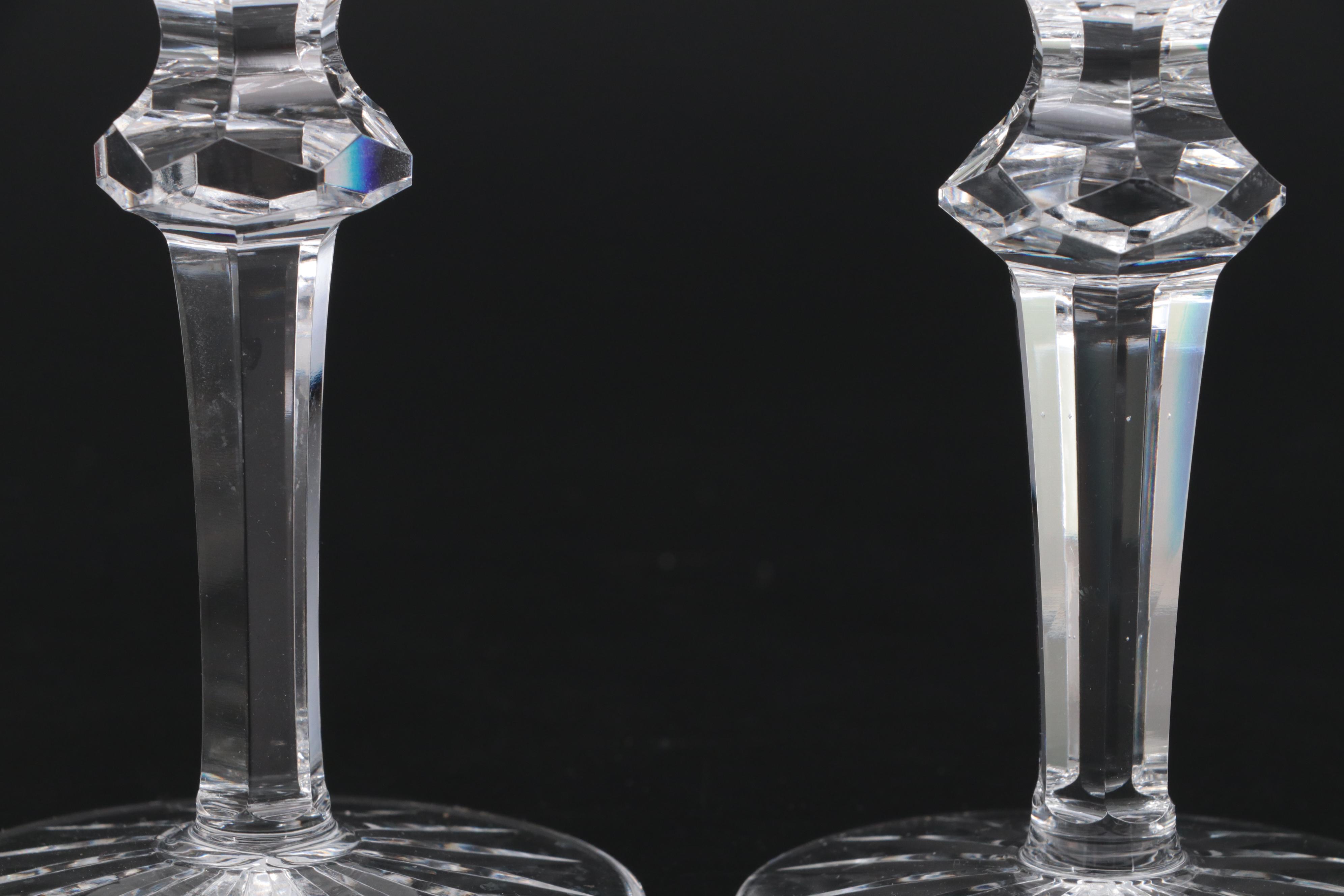 Waterford Crystal "Powerscourt" Water Goblets, Mid/Late 20th Century