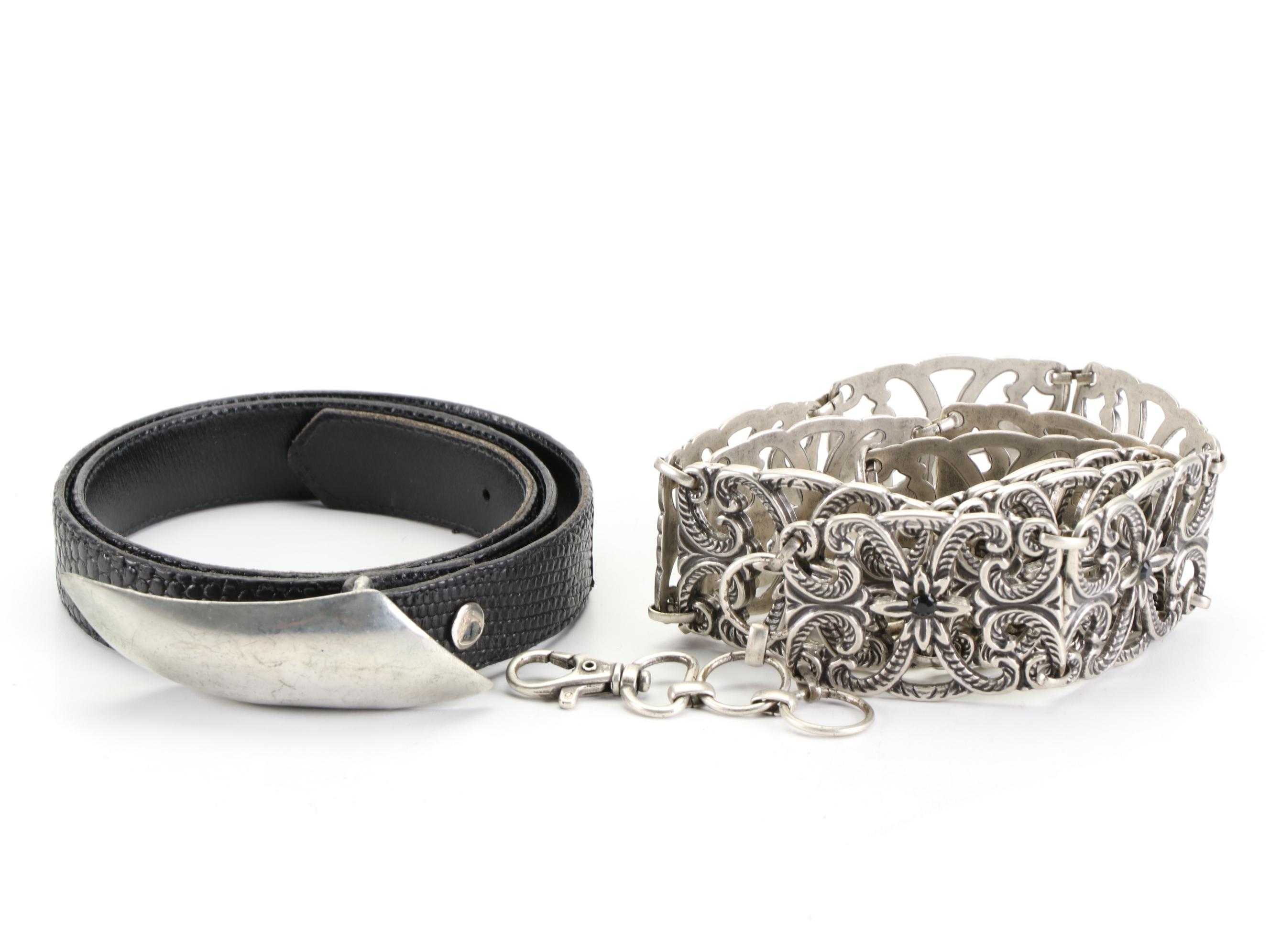 Judith Leiber Rhinestone Belt, Carolina Herrera, Charles Jourdan, and More Belts