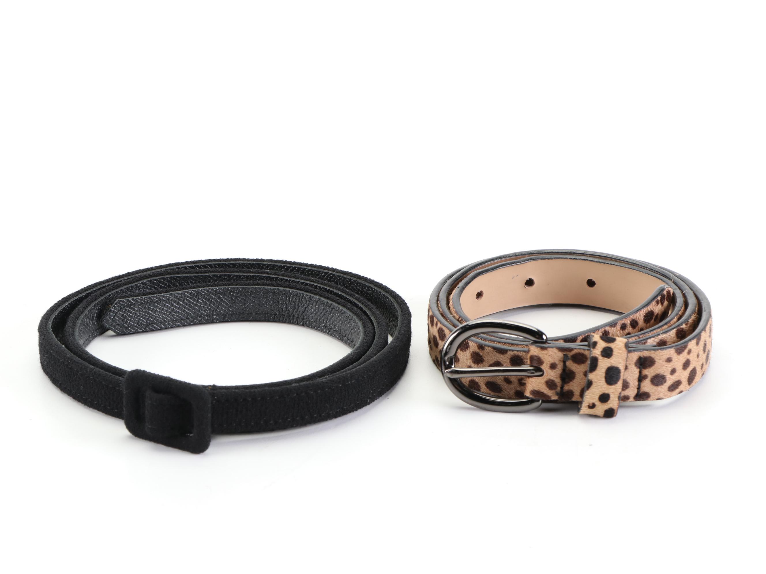 Judith Leiber Rhinestone Belt, Carolina Herrera, Charles Jourdan, and More Belts