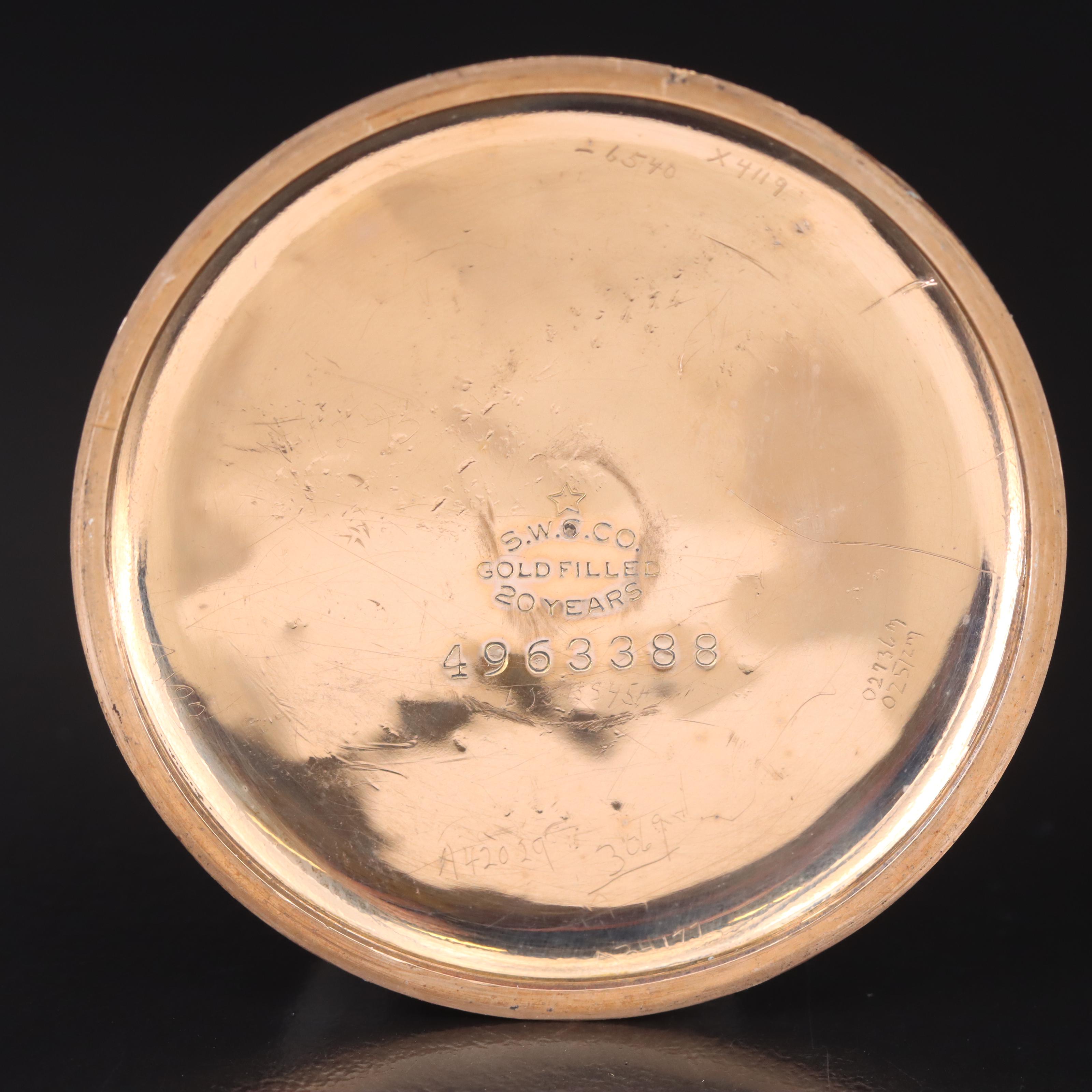 1923 Elgin Open Face Pocket Watch