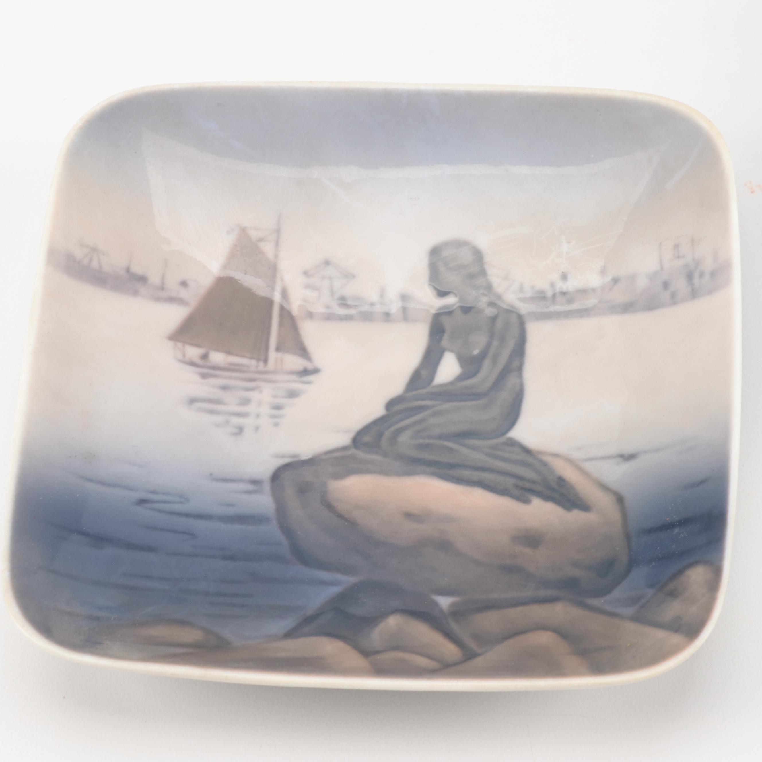 Bing & Grøndahl and Royal Copenhagen Landscape and More Porcelain Dishes