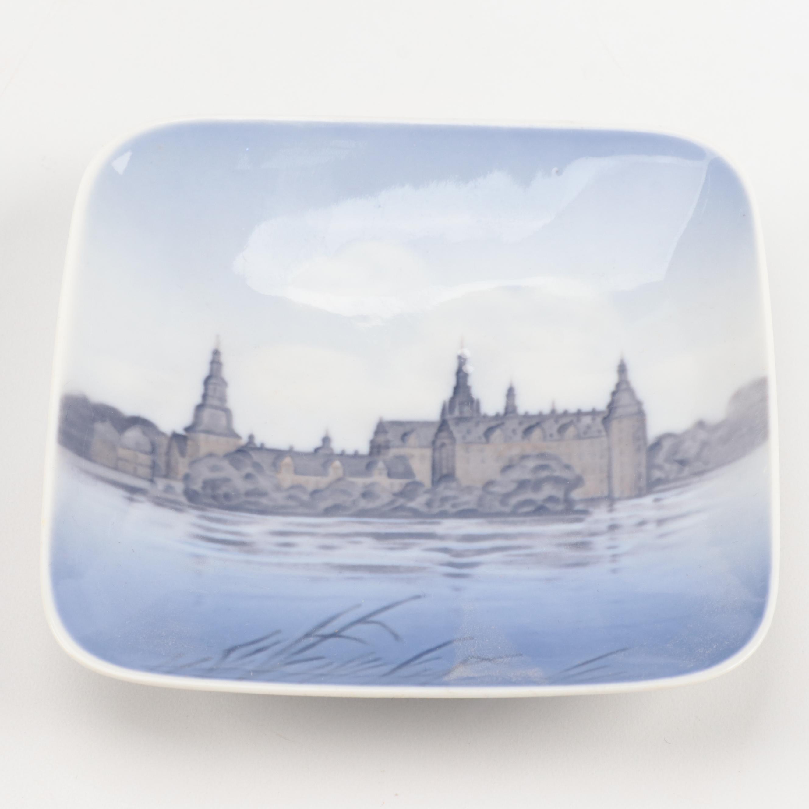 Bing & Grøndahl and Royal Copenhagen Landscape and More Porcelain Dishes