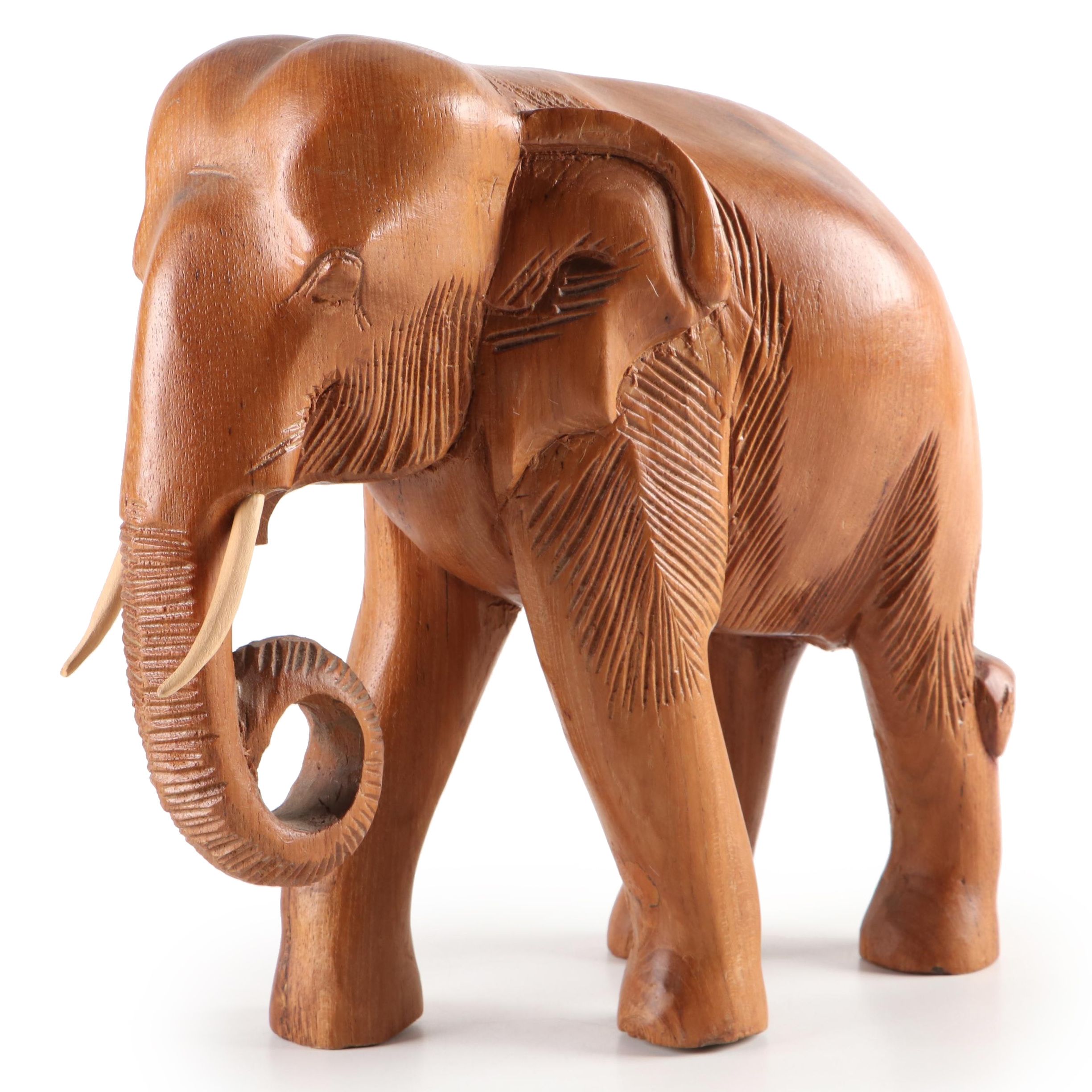 Carved Wood Elephant