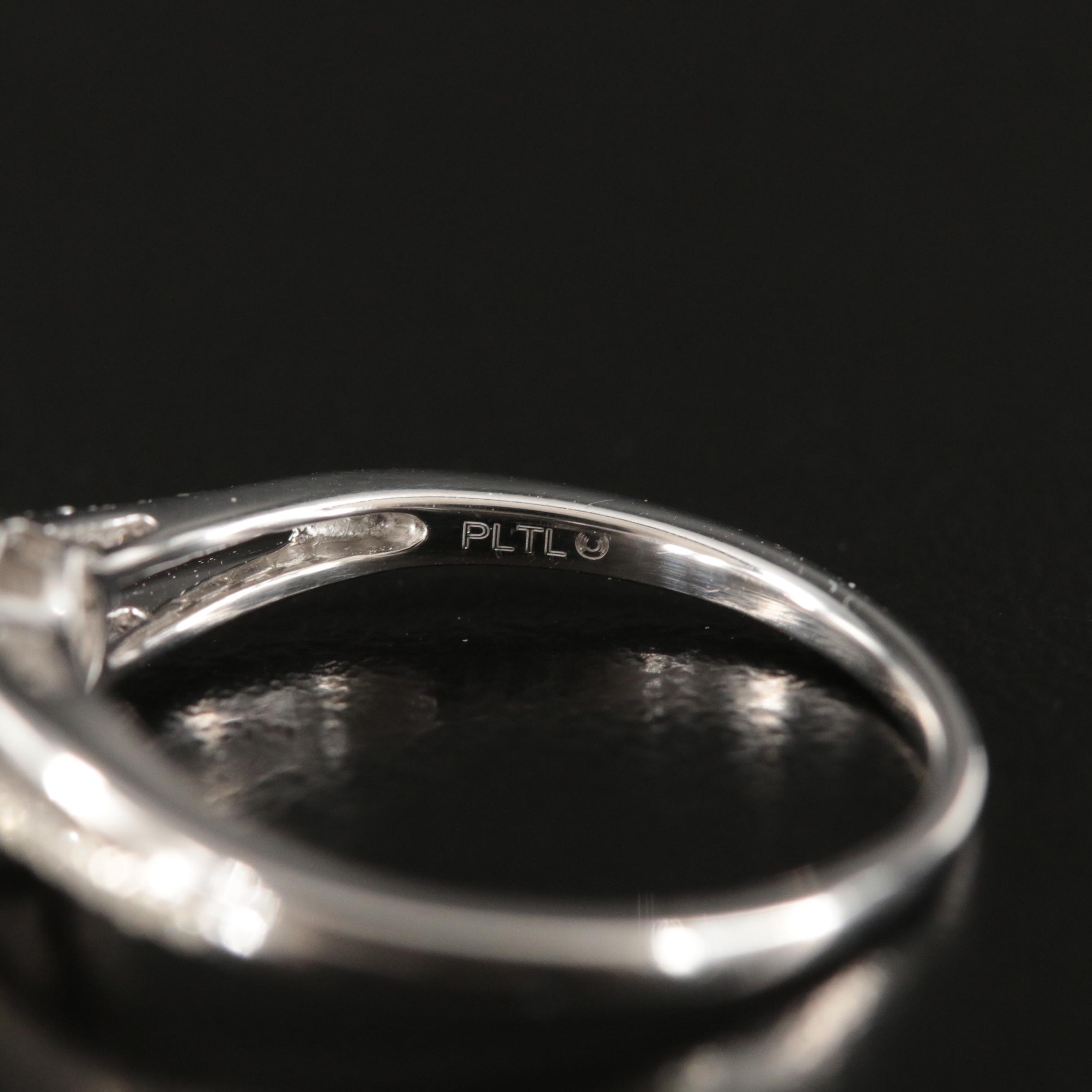 Sterling Diamond Ring