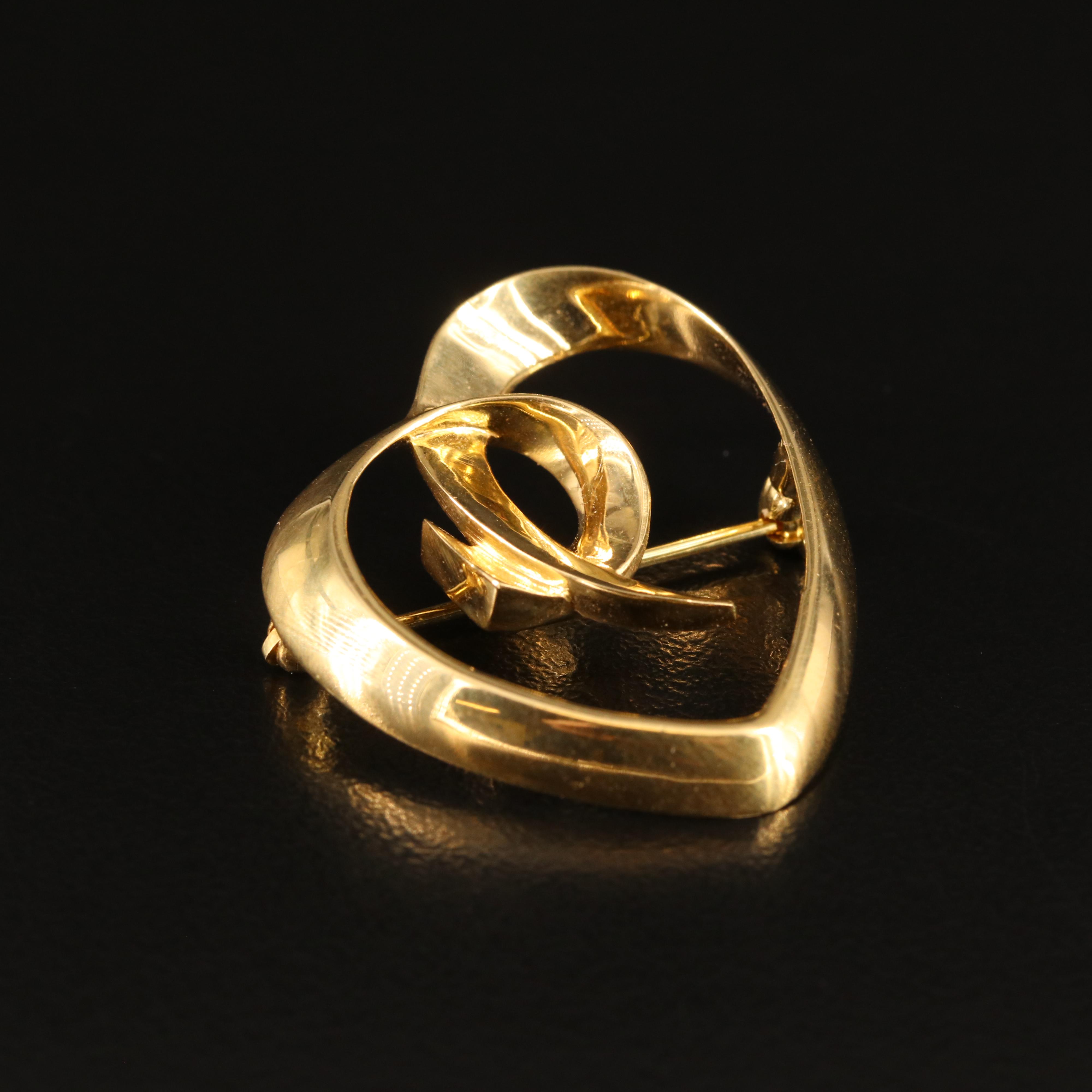 Paloma Picasso for Tiffany & Co. 18K Heart Brooch