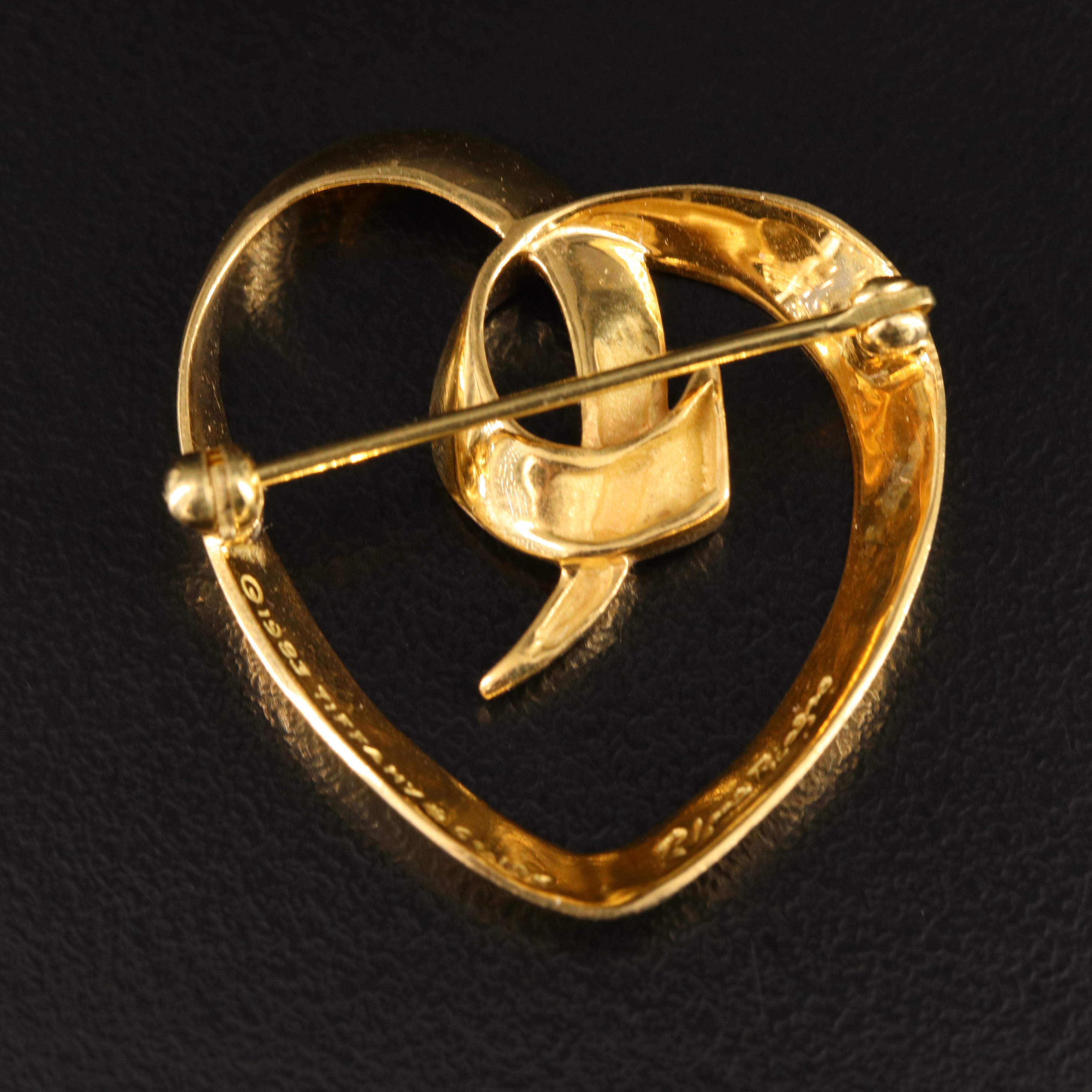 Paloma Picasso for Tiffany & Co. 18K Heart Brooch