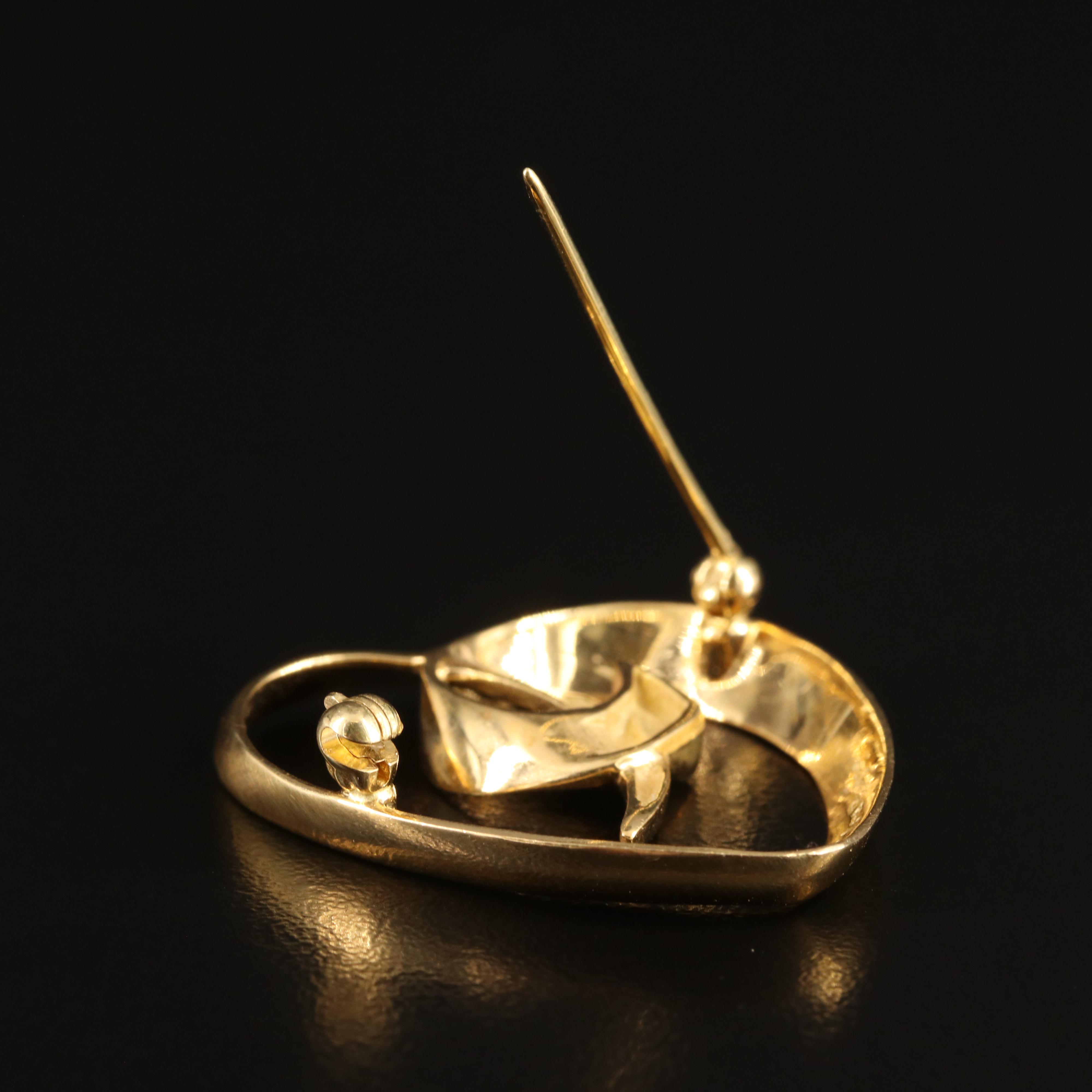 Paloma Picasso for Tiffany & Co. 18K Heart Brooch