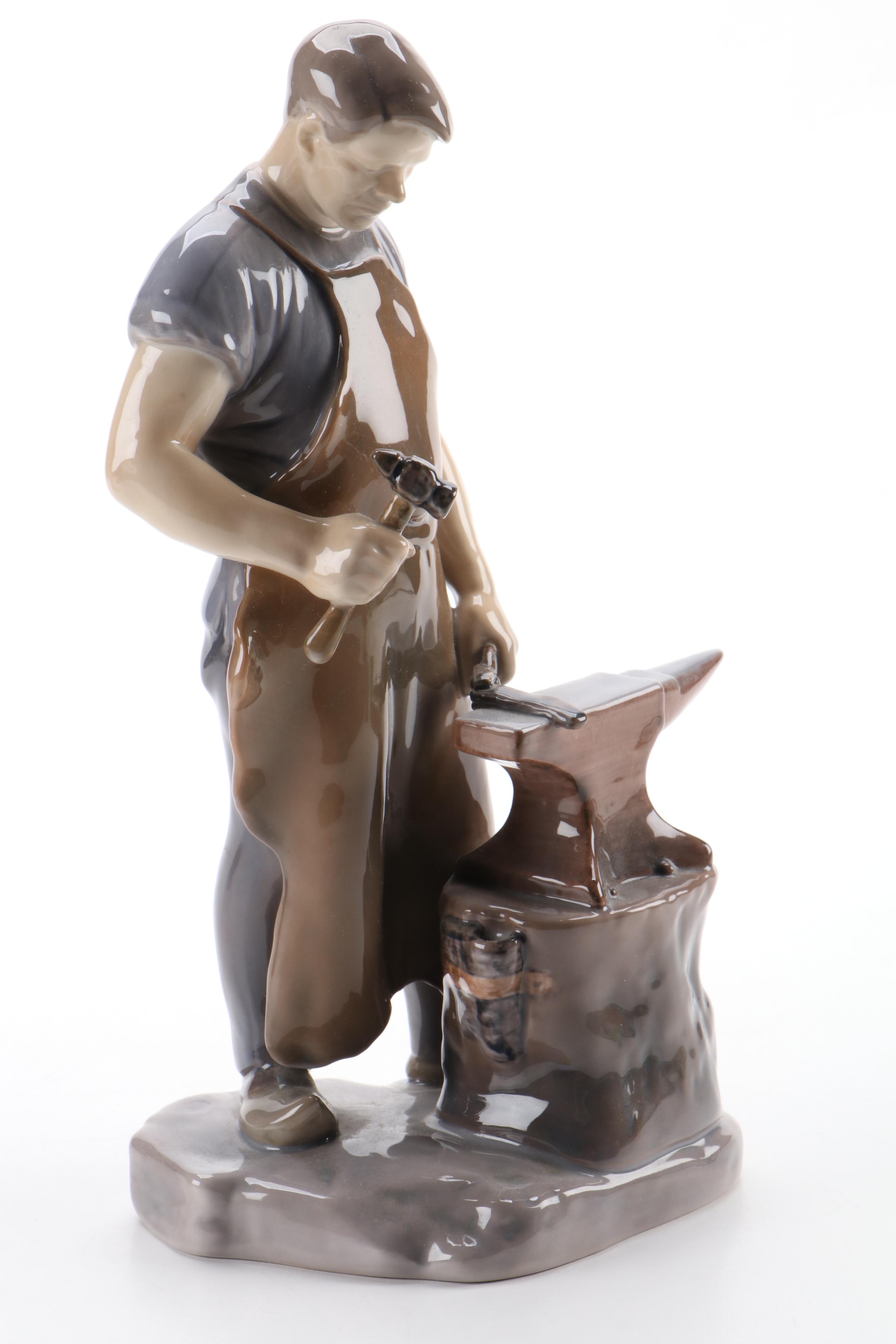 Axel Locher for Bing & Grøndahl Porcelain Figurines