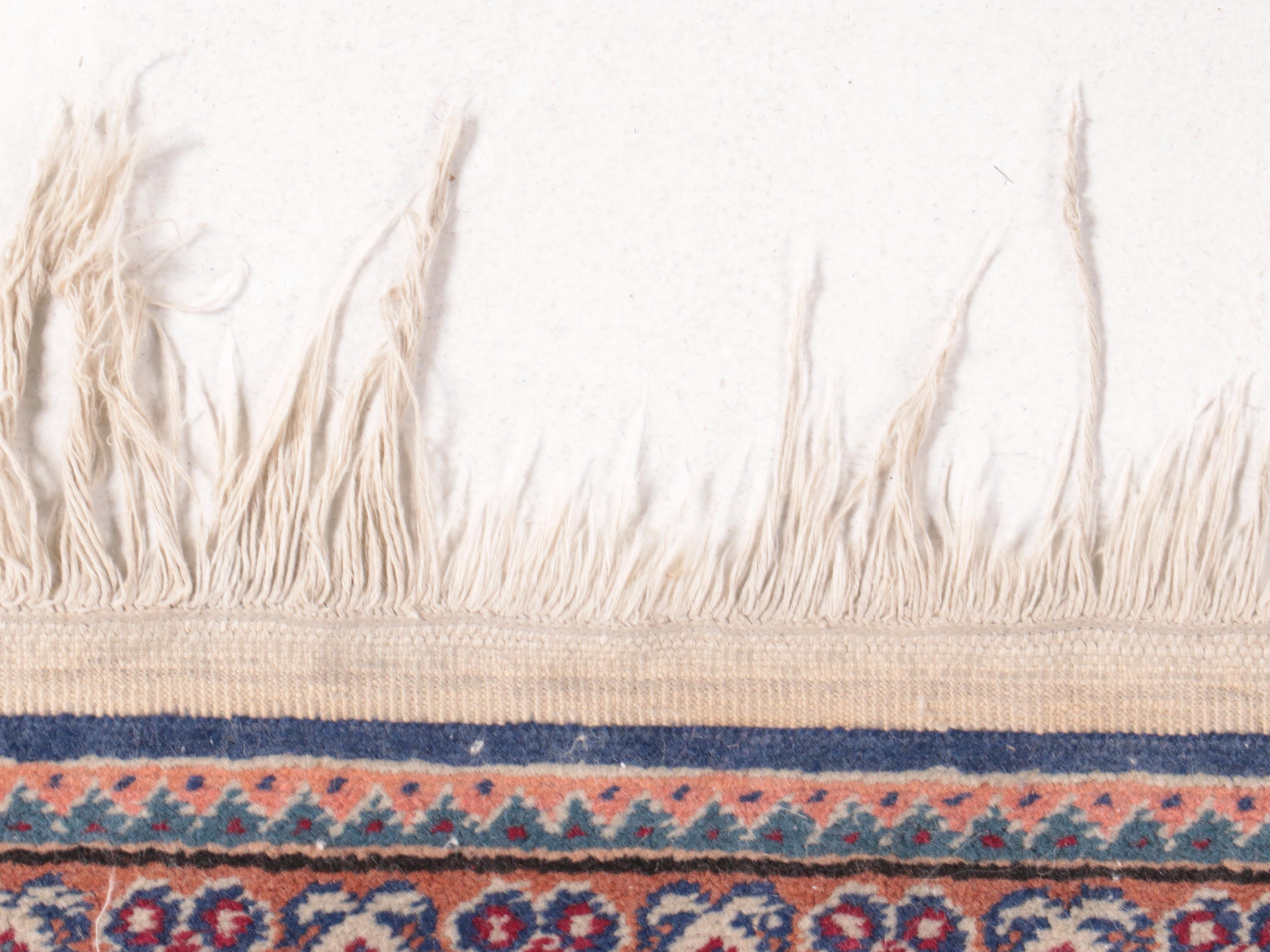 4' x 6'9 Hand-Knotted Turkish Ghiordes Prayer Rug