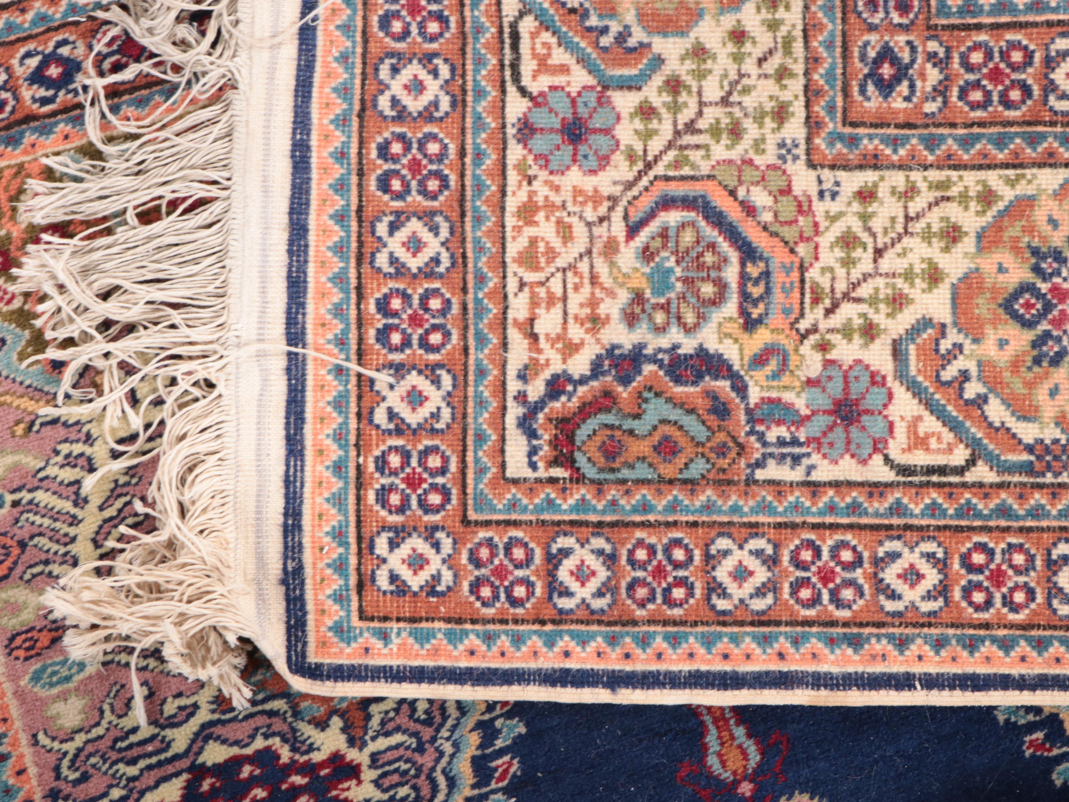 4' x 6'9 Hand-Knotted Turkish Ghiordes Prayer Rug