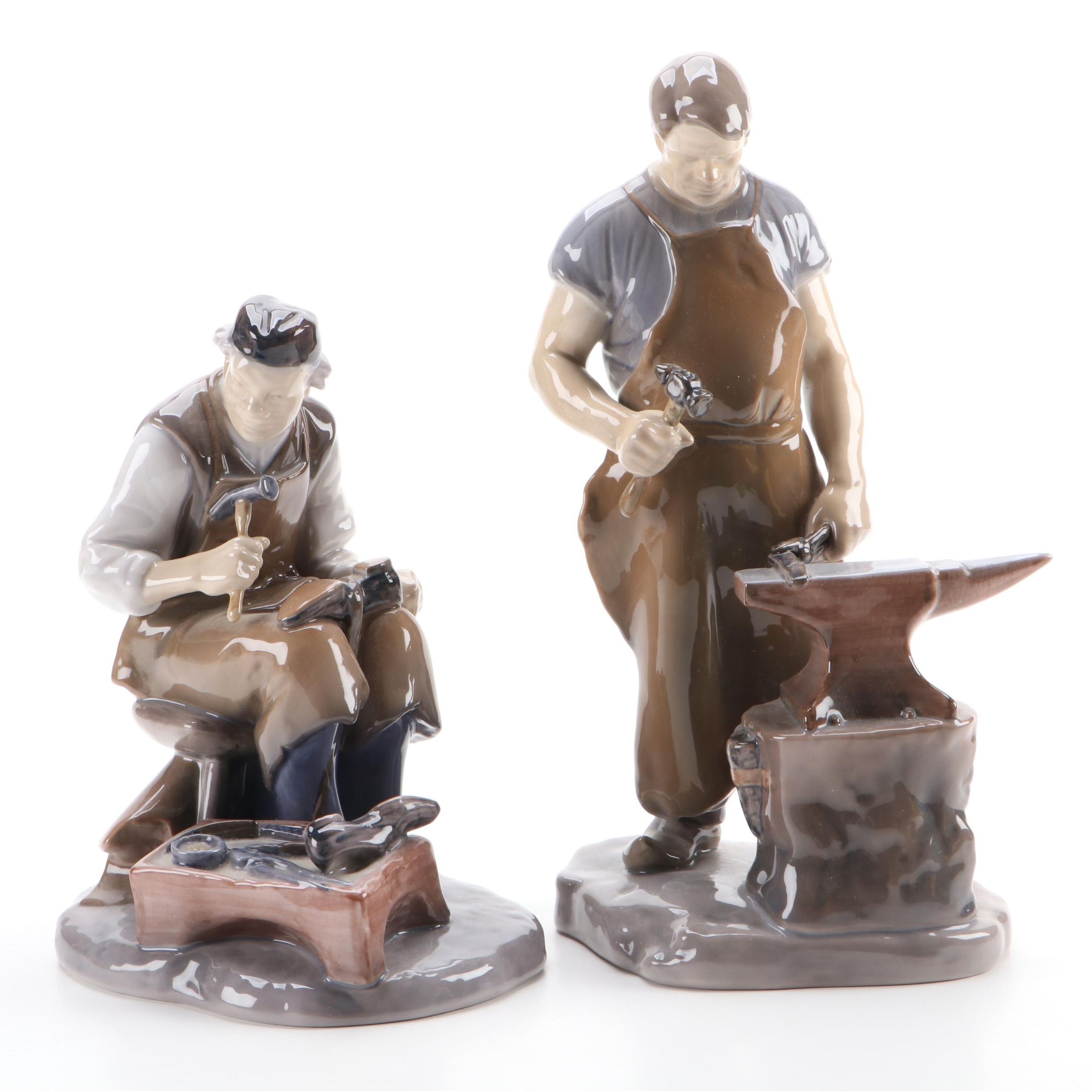 Axel Locher for Bing & Grøndahl Porcelain Figurines
