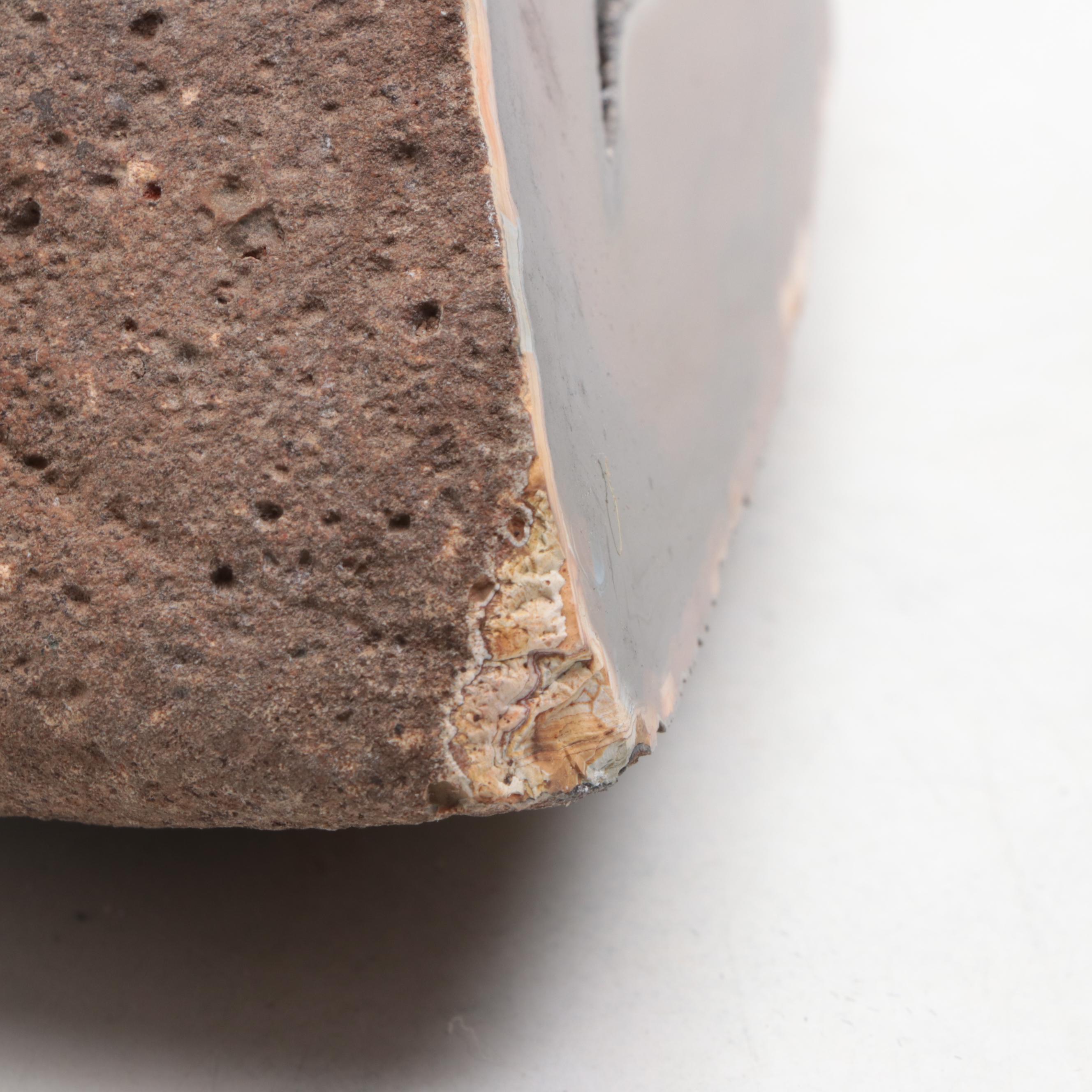 Brazilian and Other Polished Banded Agate Geode Specimens