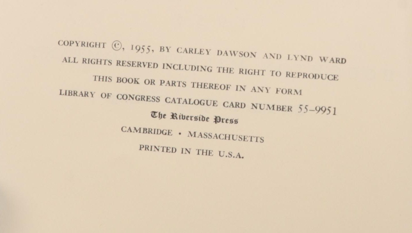 First Edition "Brave Companions" and More Books Illustrated by Lynd Ward