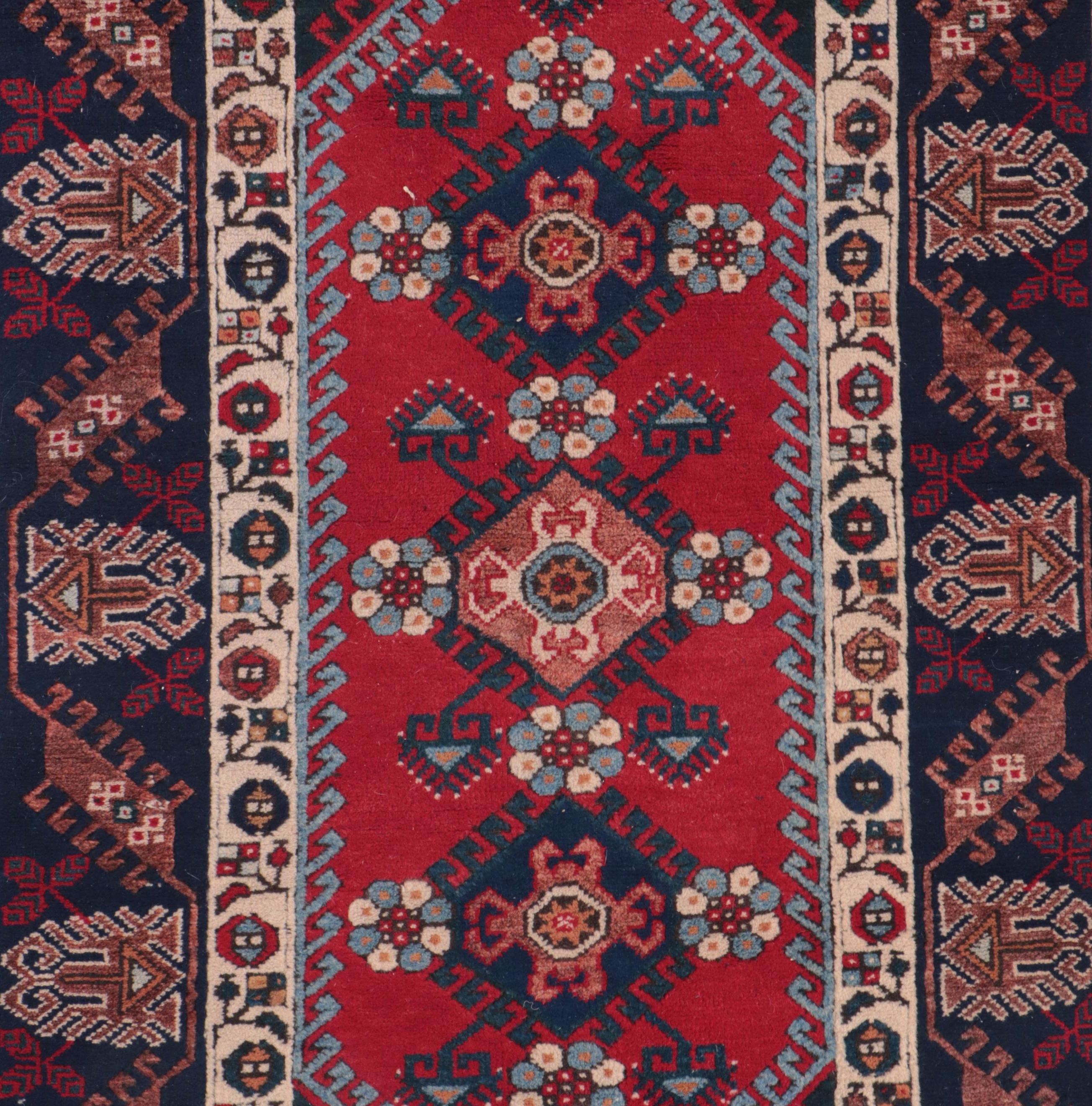 3'11 x 6'5 Hand-Knotted Turkish Döşemealtı Area Rug