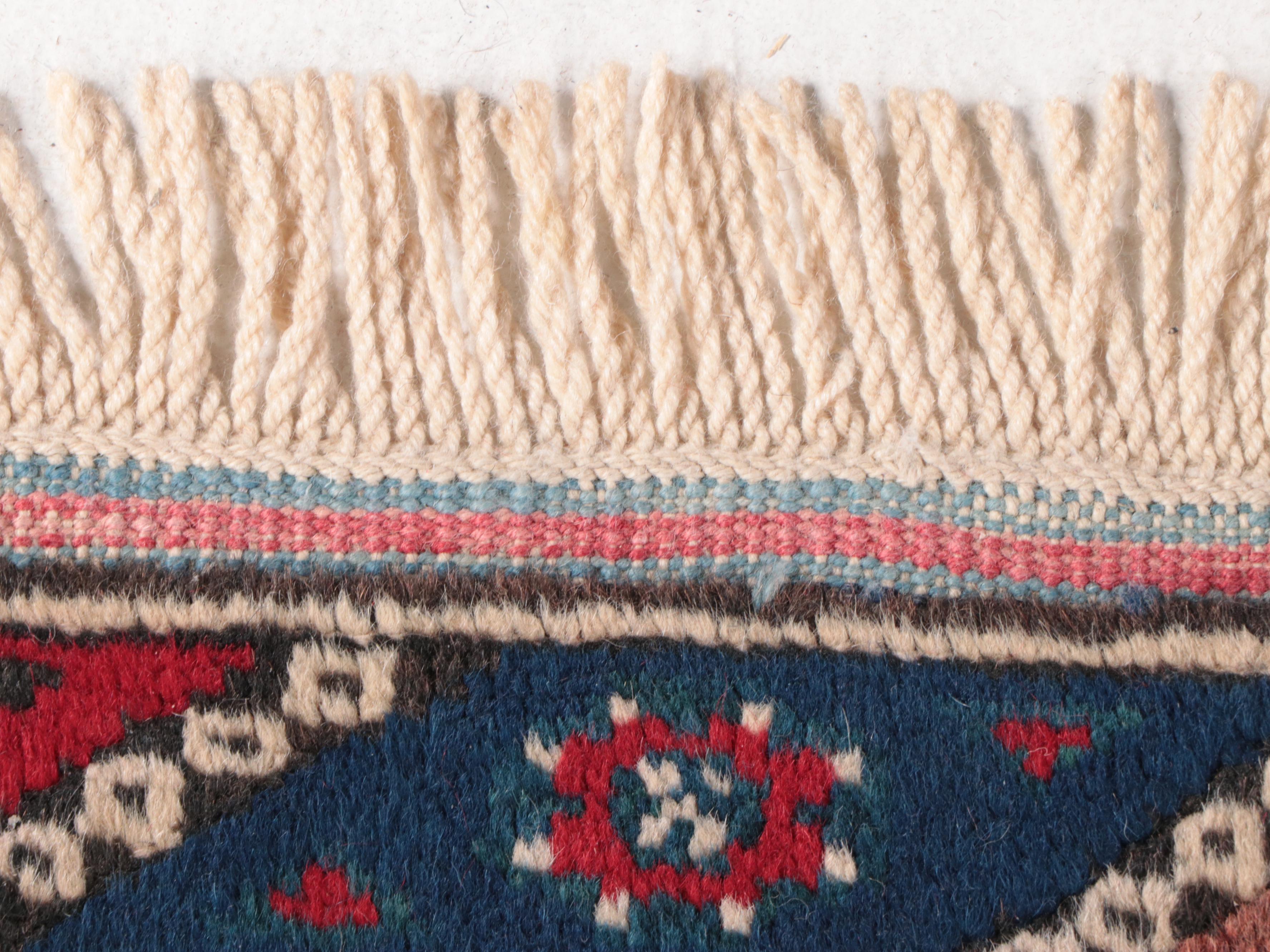 3'11 x 6'5 Hand-Knotted Turkish Döşemealtı Area Rug